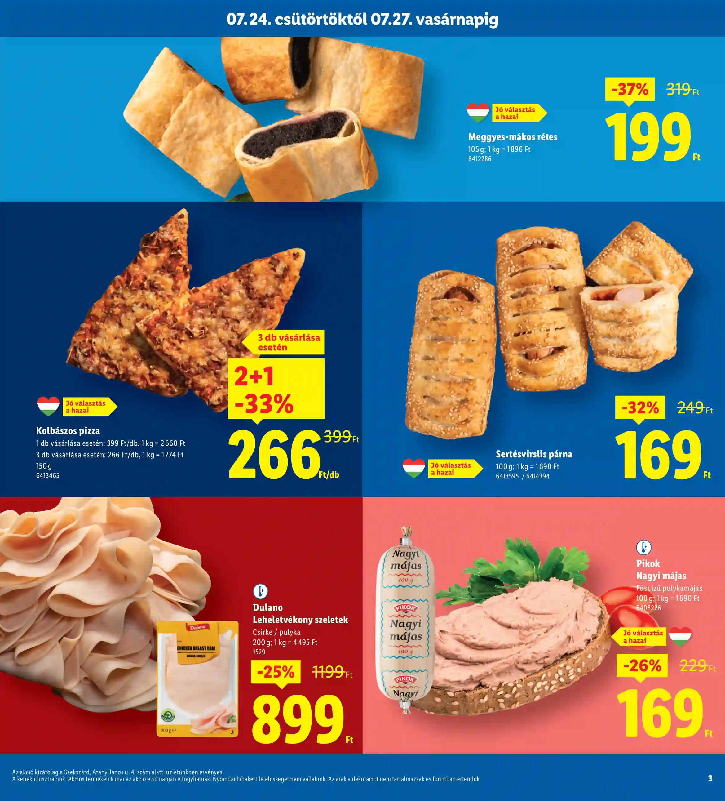 Lidl akciós újság 30. hét (Regionális akciók – Szekszárd) (3 oldal)