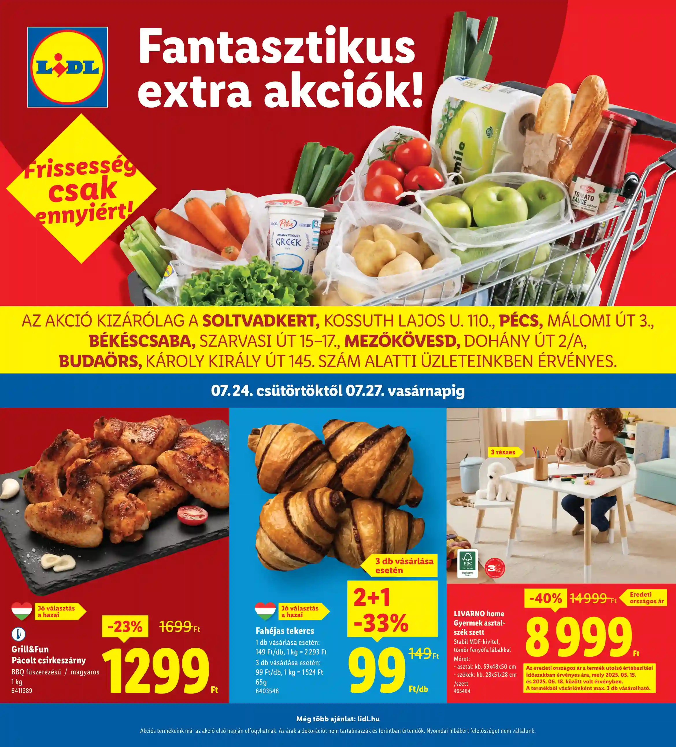 LIDL Regionális akciók 30.hét