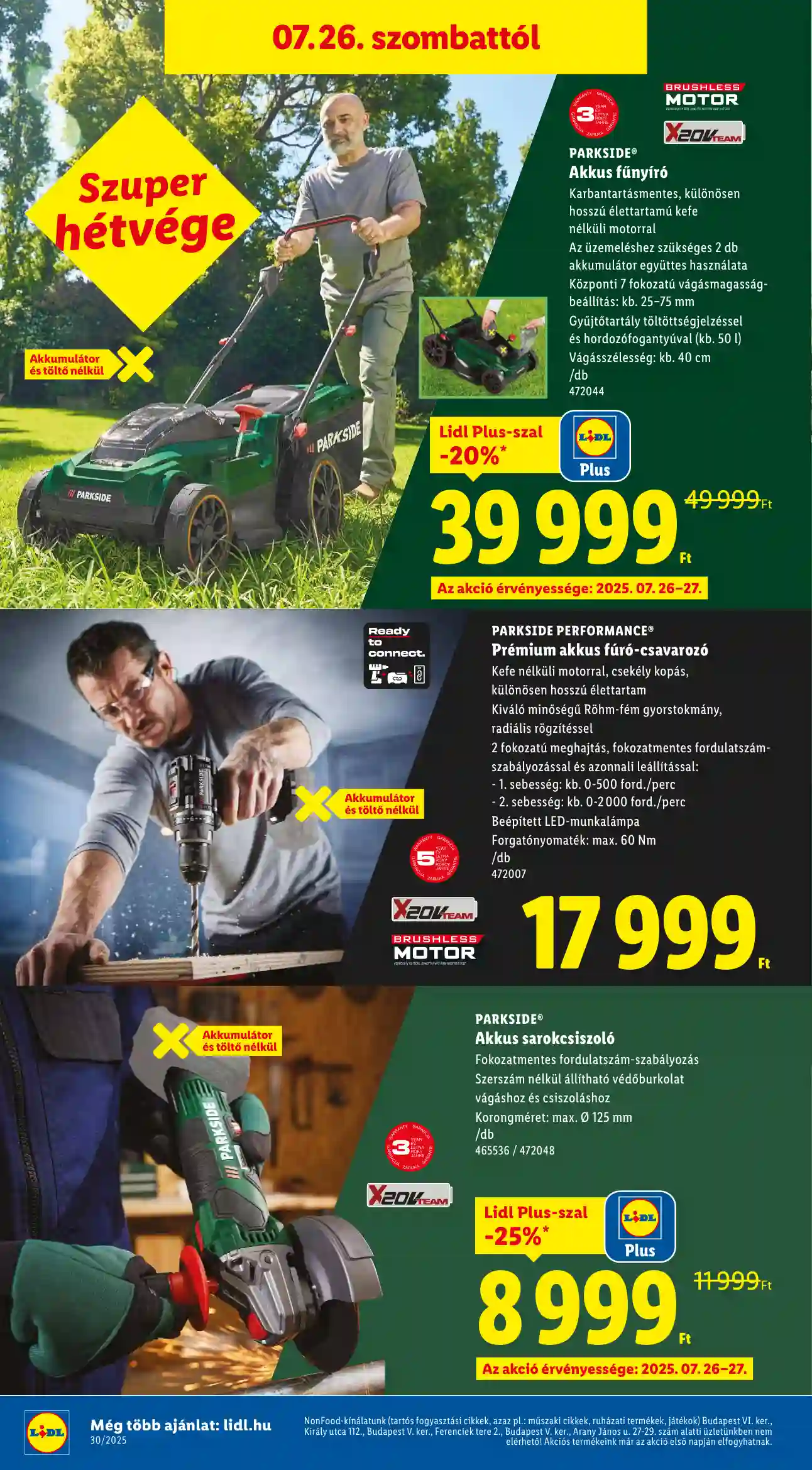 Lidl akciós újság 30. hét (Érvényes 07.24-től) (28 oldal)