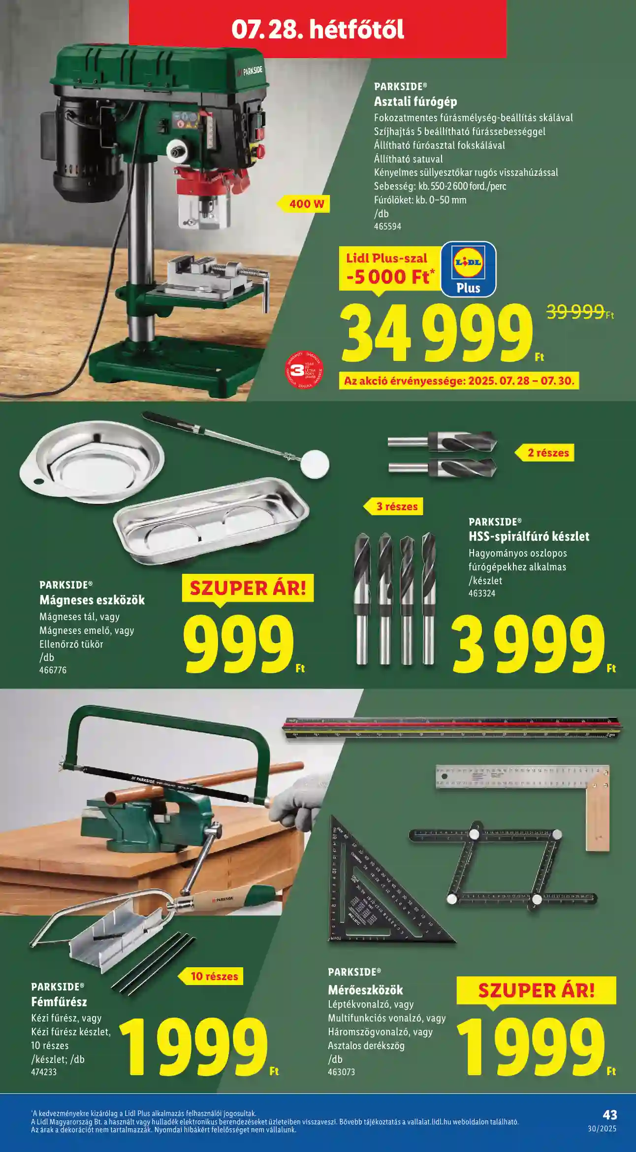 Lidl akciós újság 30. hét (Érvényes 07.24-től) (38 oldal)