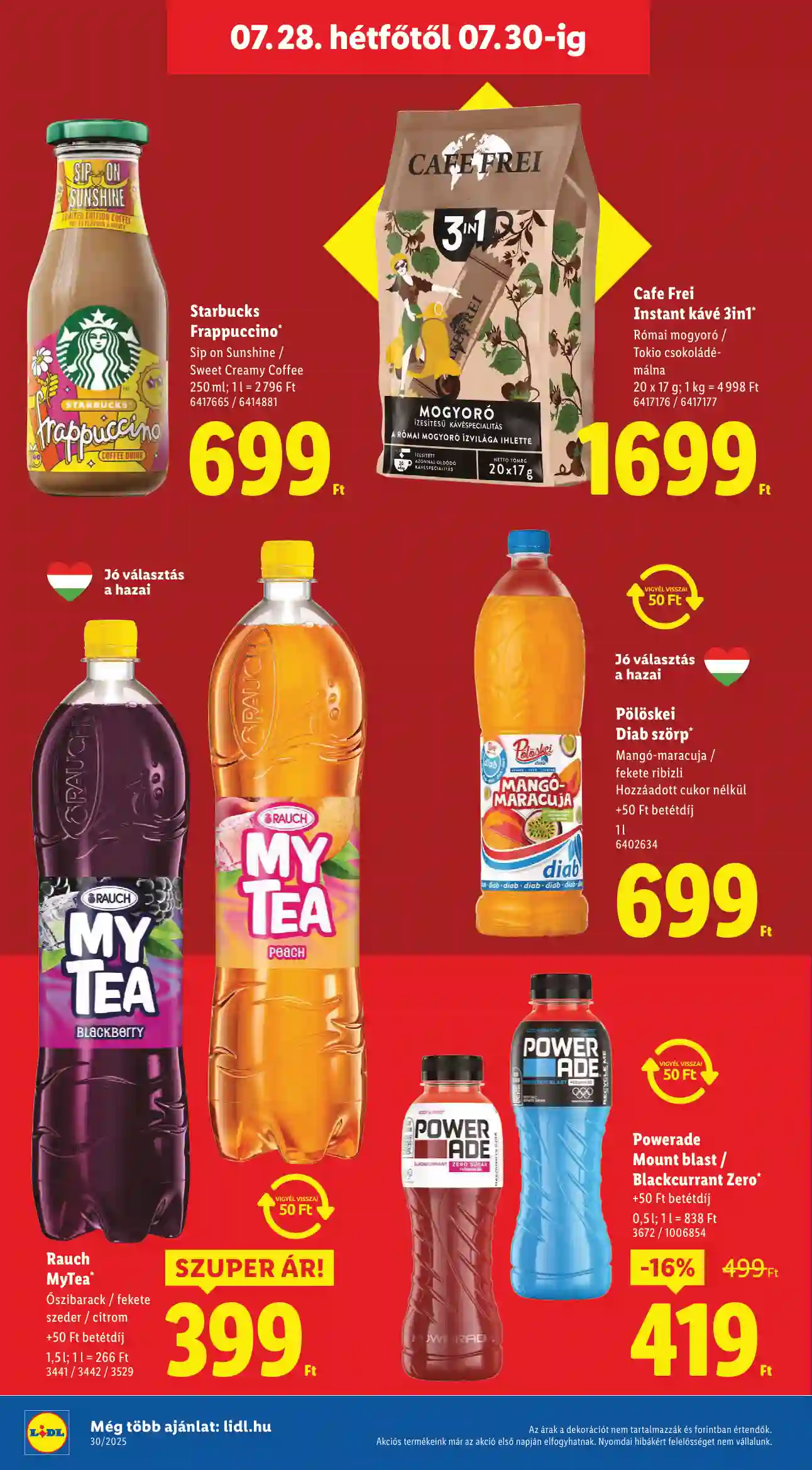 Lidl akciós újság 30. hét (Érvényes 07.24-től) (50 oldal)