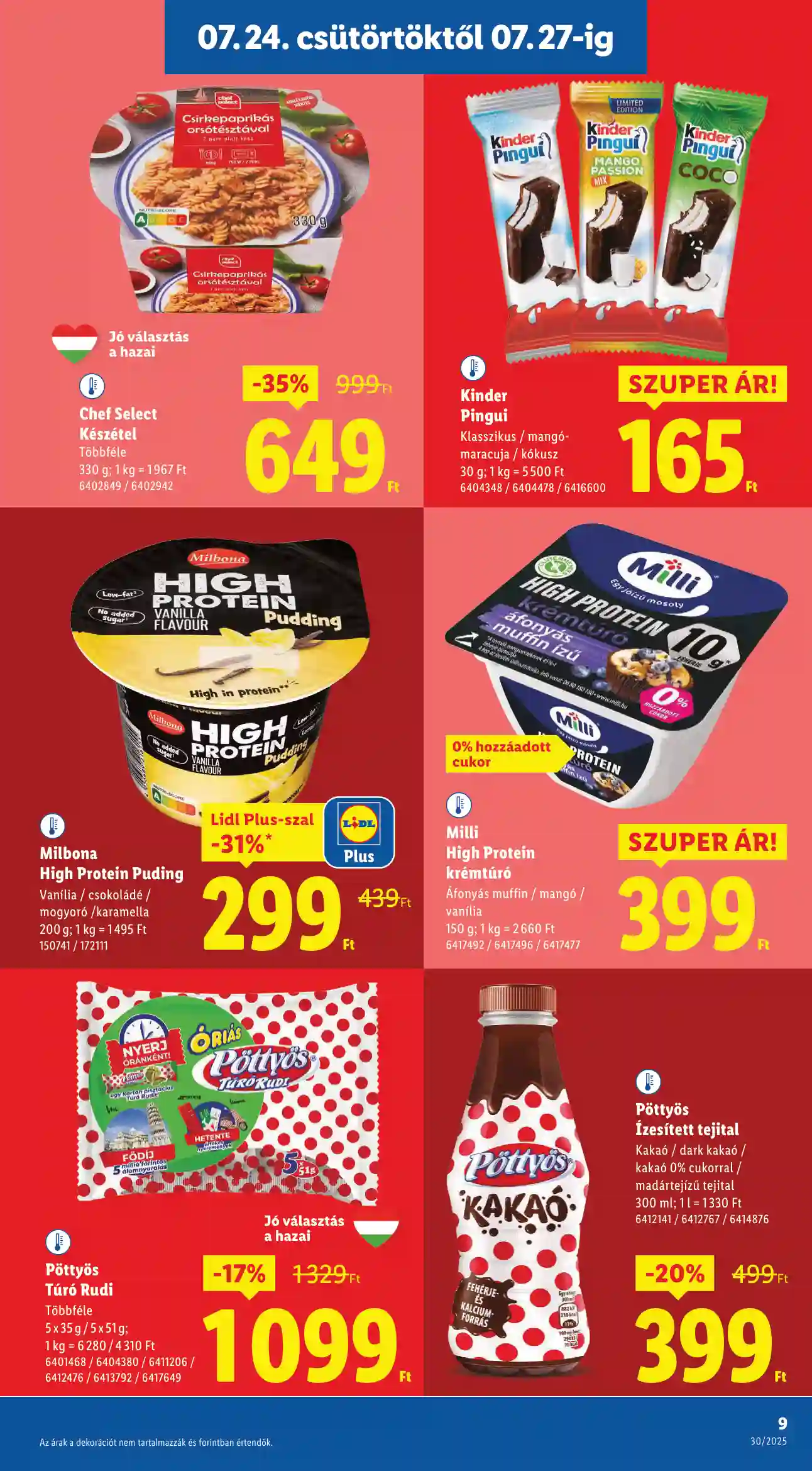 Lidl akciós újság 30. hét (Érvényes 07.24-től) (61 oldal)