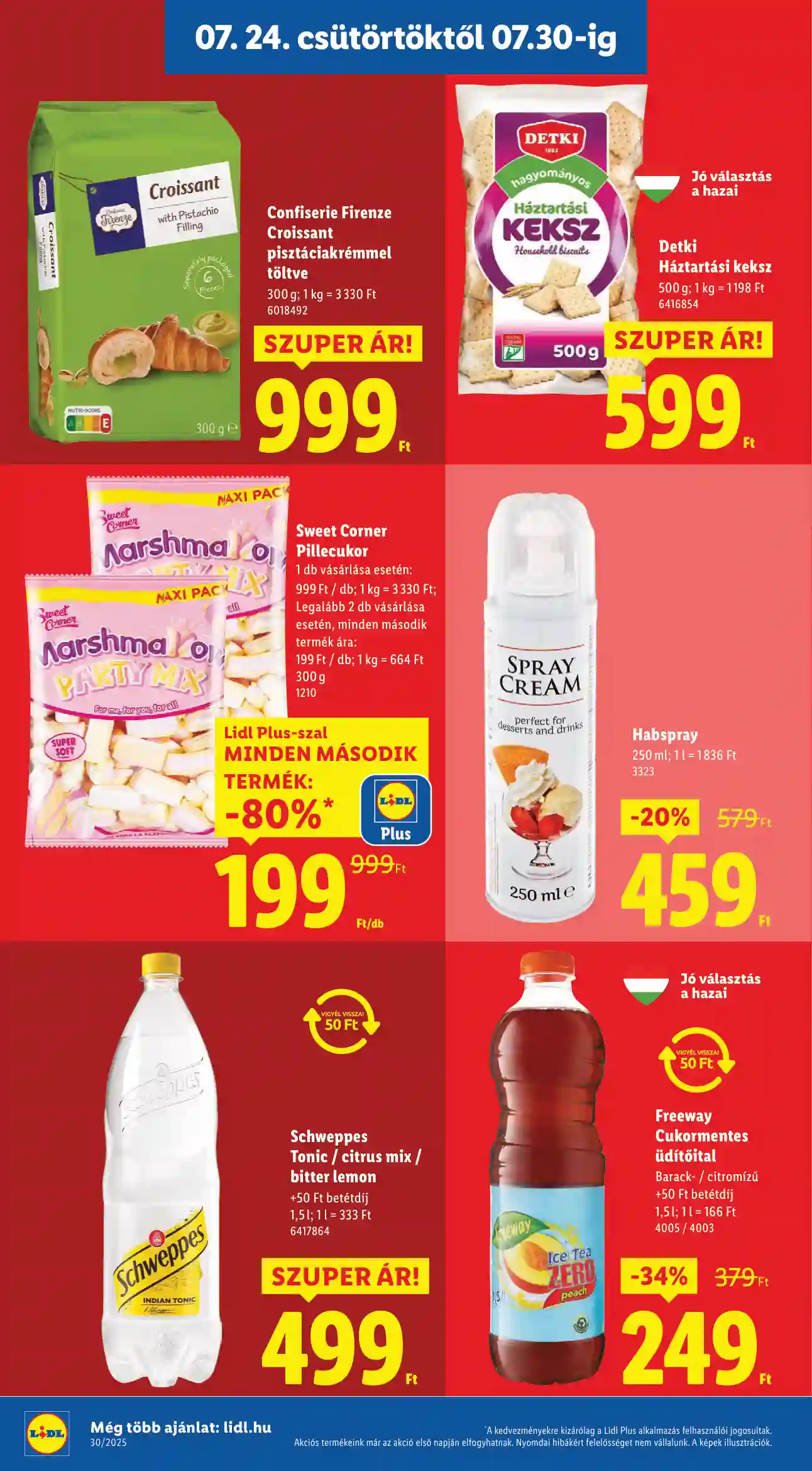 Lidl akciós újság 30. hét (Érvényes 07.24-től) (4 oldal)