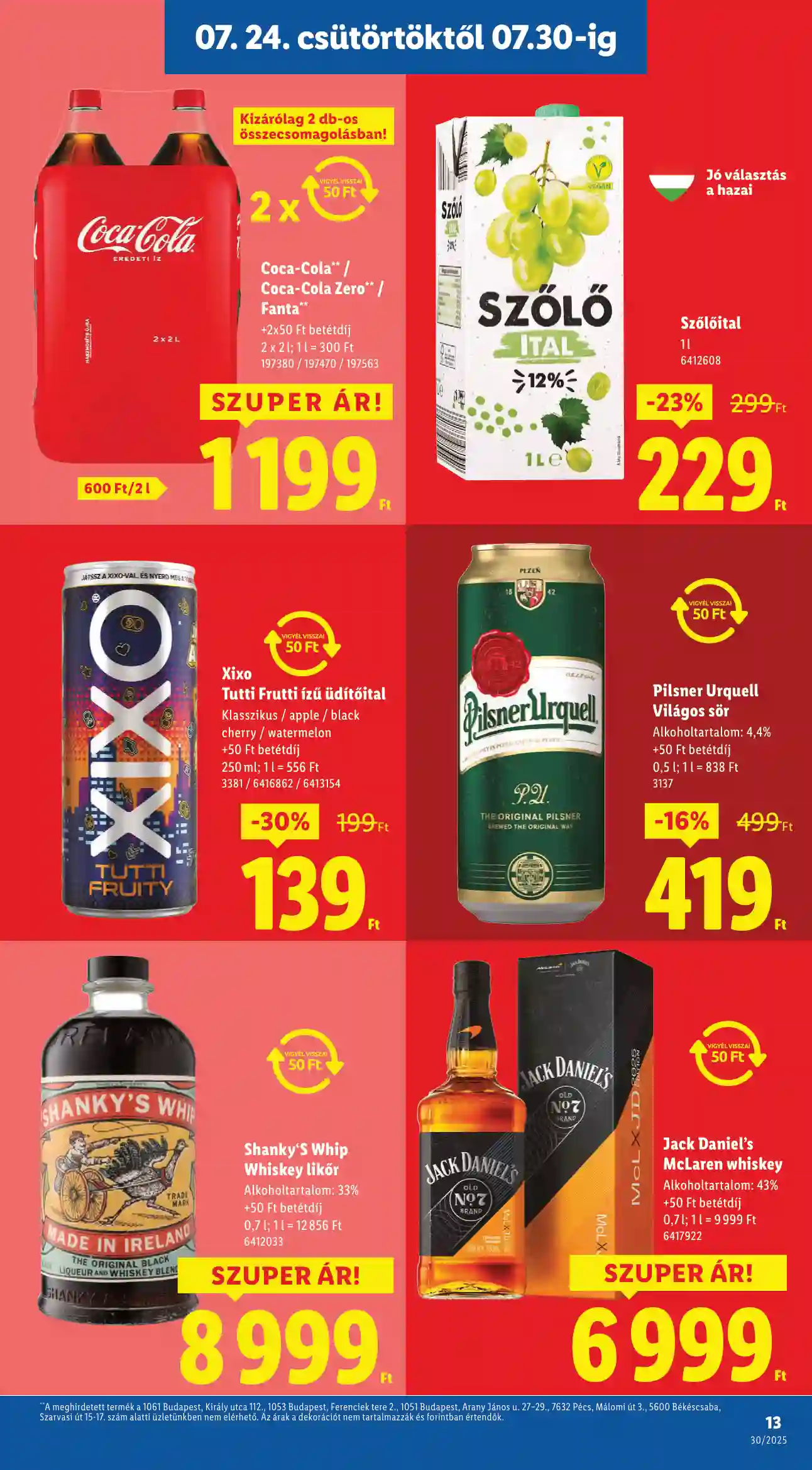 Lidl akciós újság 30. hét (Érvényes 07.24-től) (5 oldal)