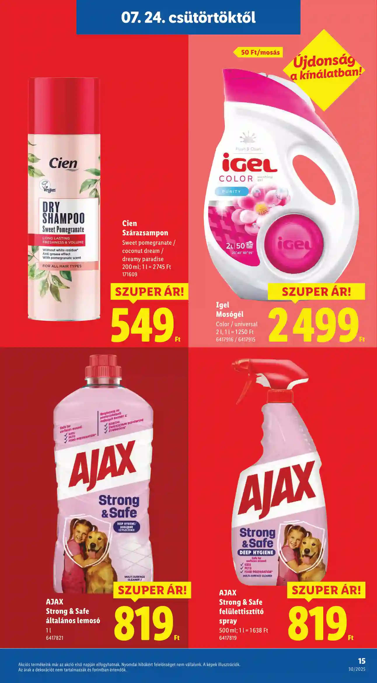 Lidl akciós újság 30. hét (Érvényes 07.24-től) (7 oldal)
