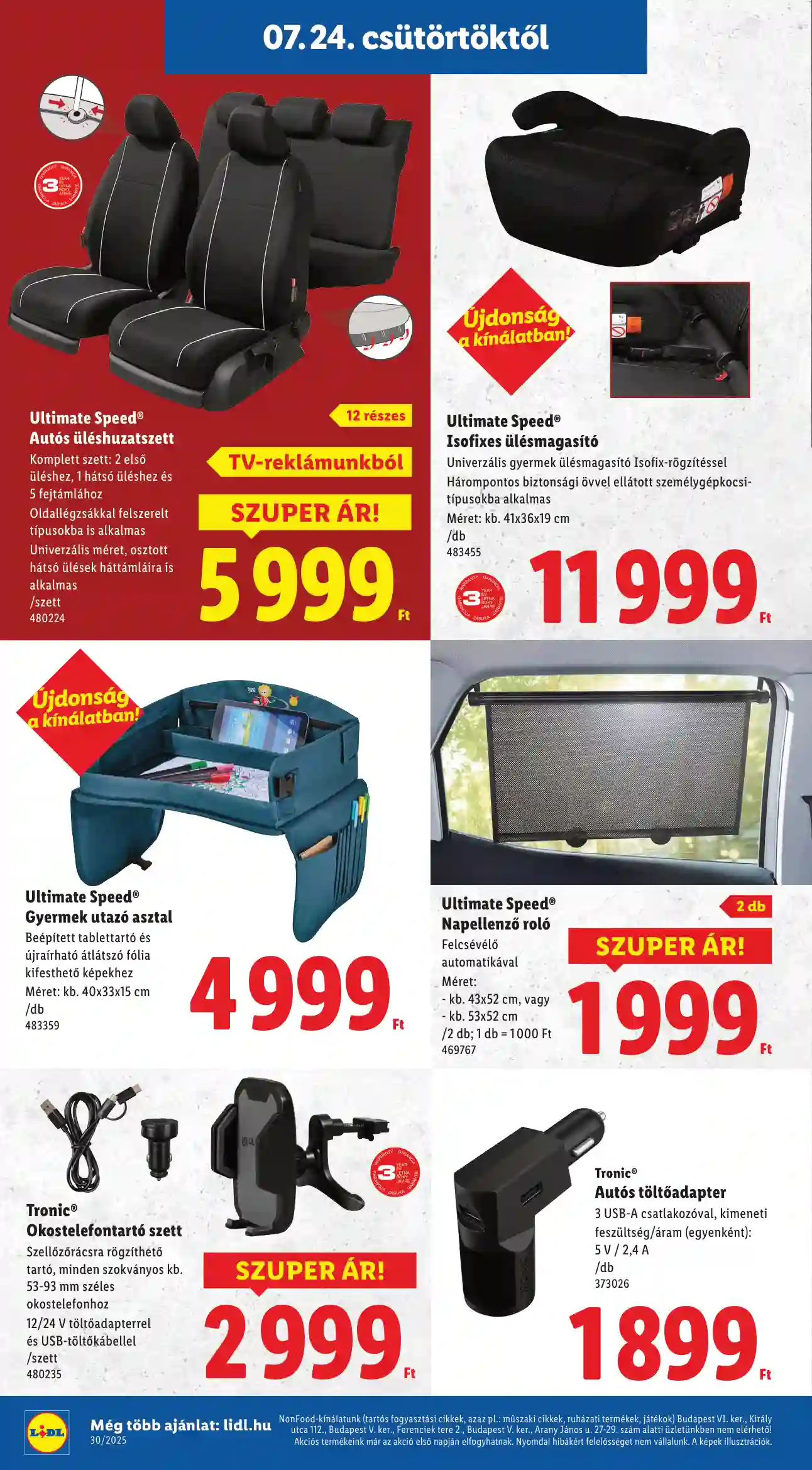 Lidl akciós újság 30. hét (Érvényes 07.24-től) (15 oldal)
