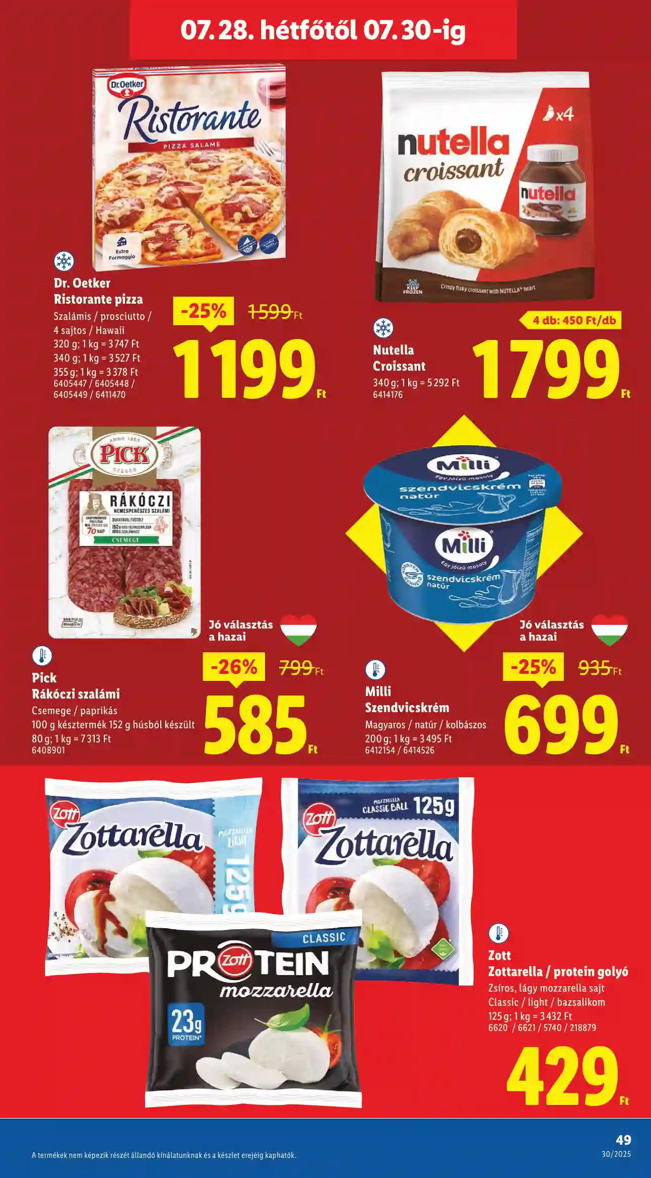 Lidl akciós újság 30. hét (Érvényes 07.24-től) (44 oldal)