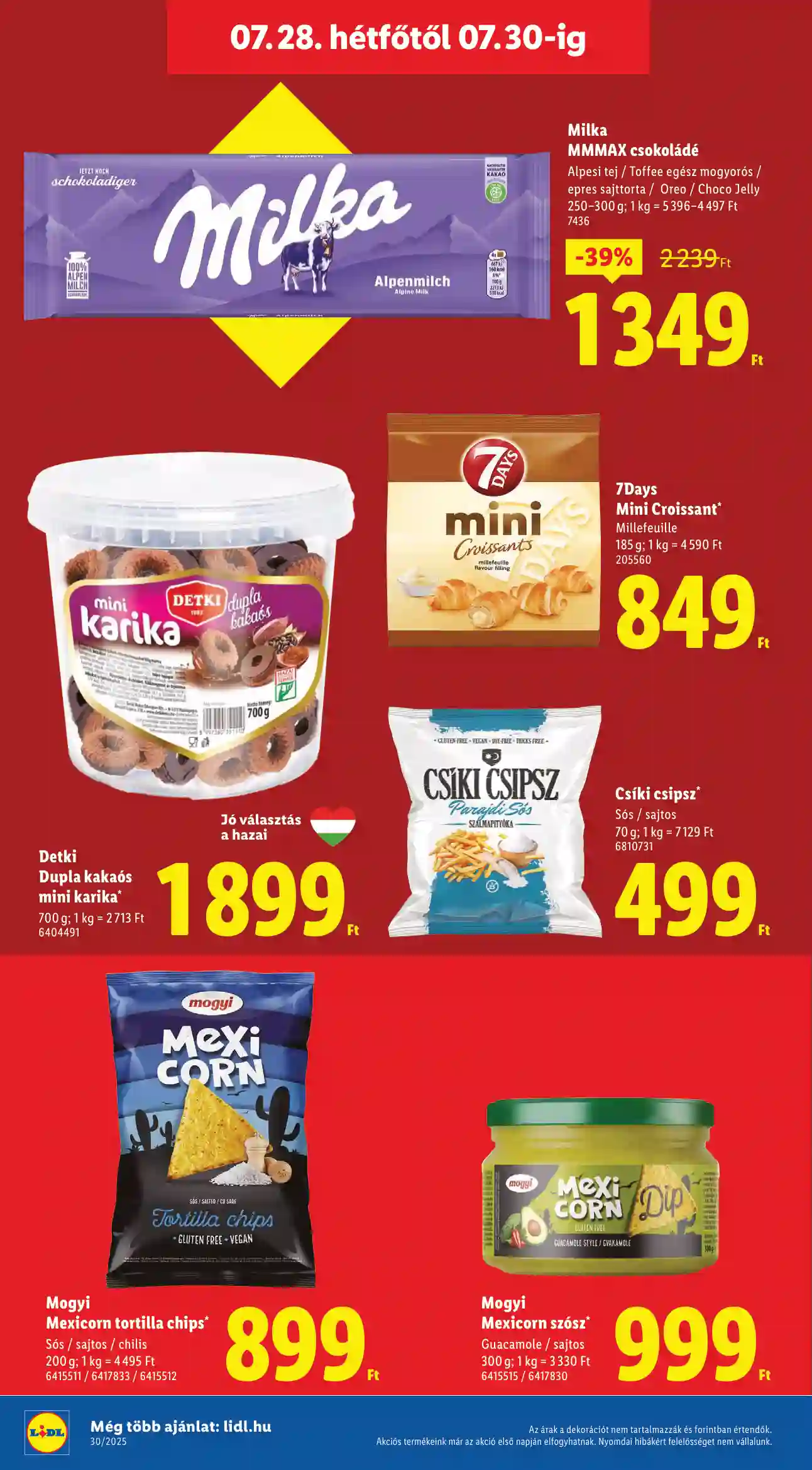 Lidl akciós újság 30. hét (Érvényes 07.24-től) (48 oldal)