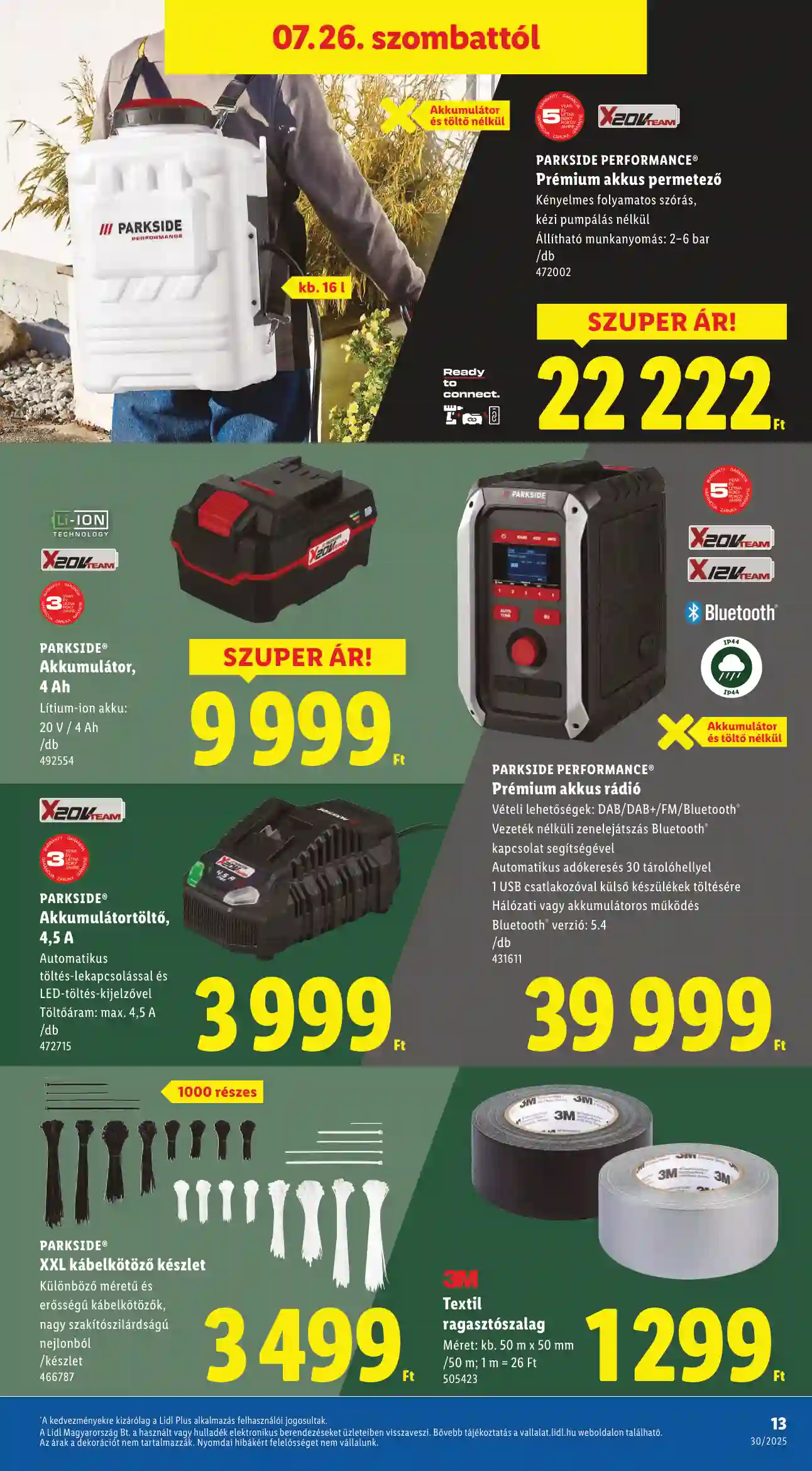 Lidl akciós újság 30. hét (Érvényes 07.24-től) (5 oldal)