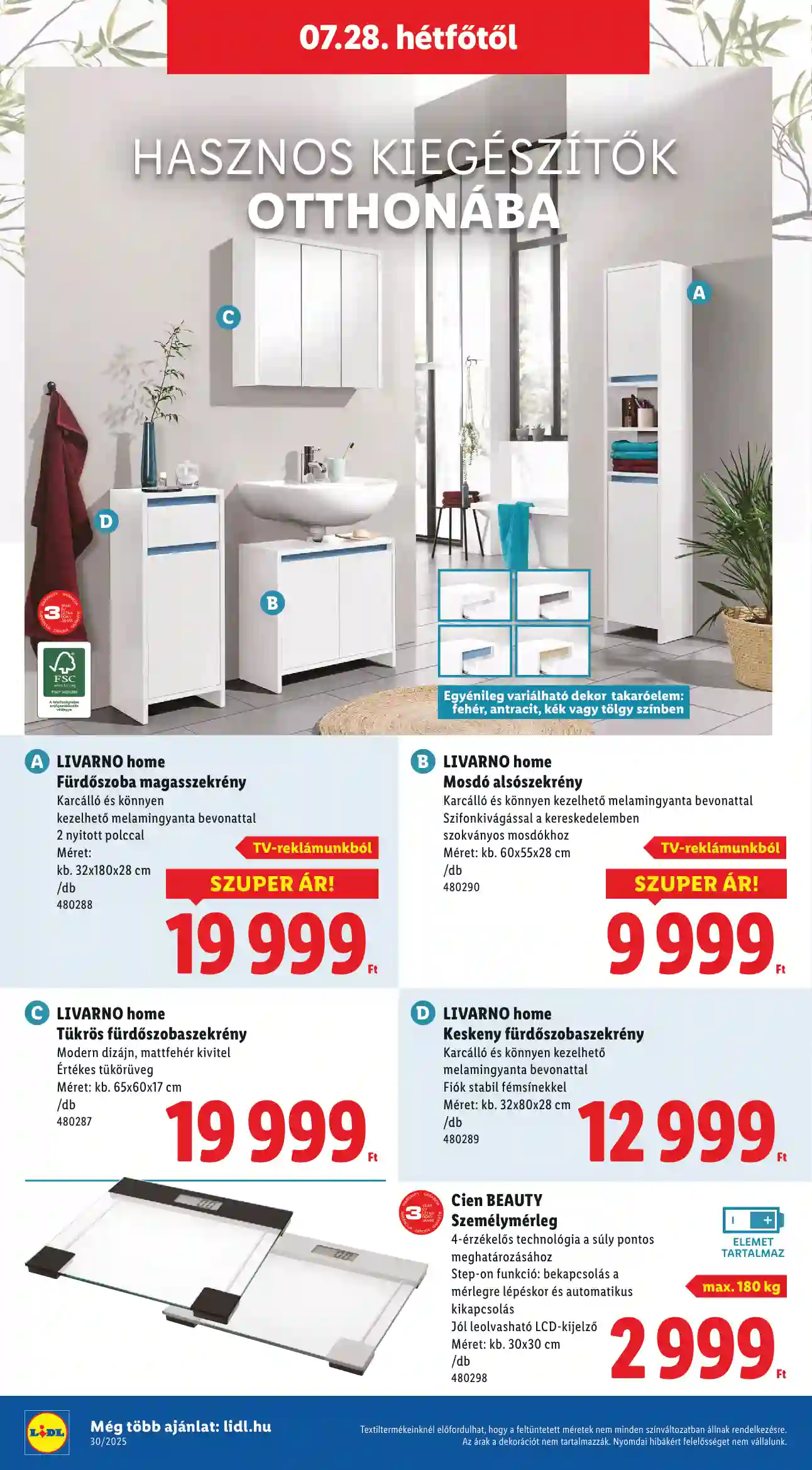 Lidl akciós újság 30. hét (Érvényes 07.24-től) (6 oldal)