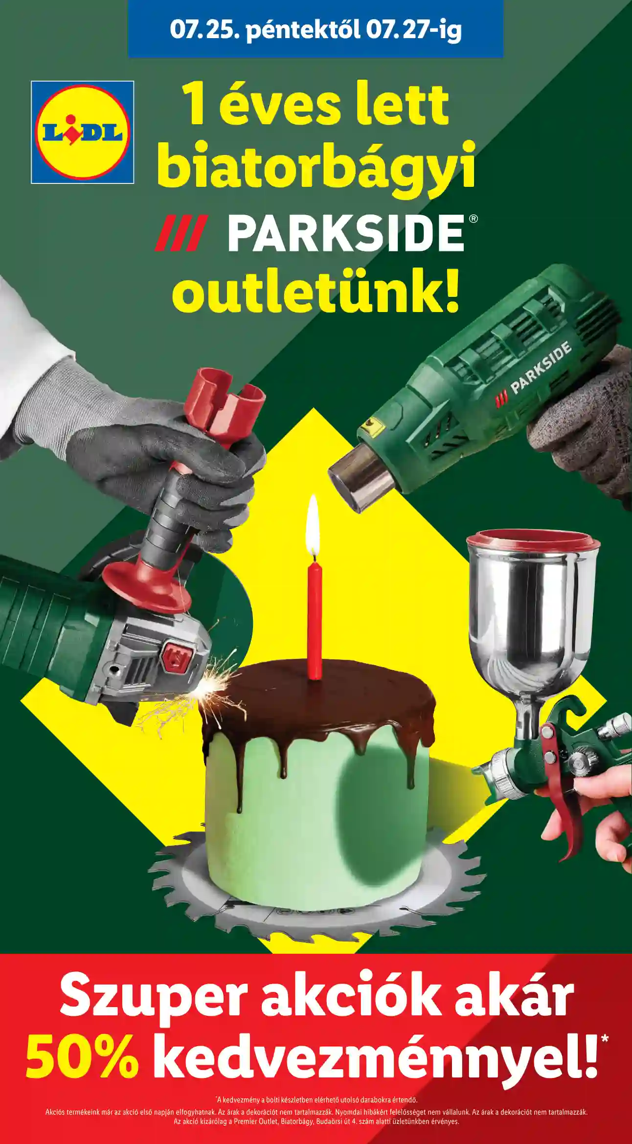 LIDL Parkside outlet akciók – Biatorbágy 30.hét