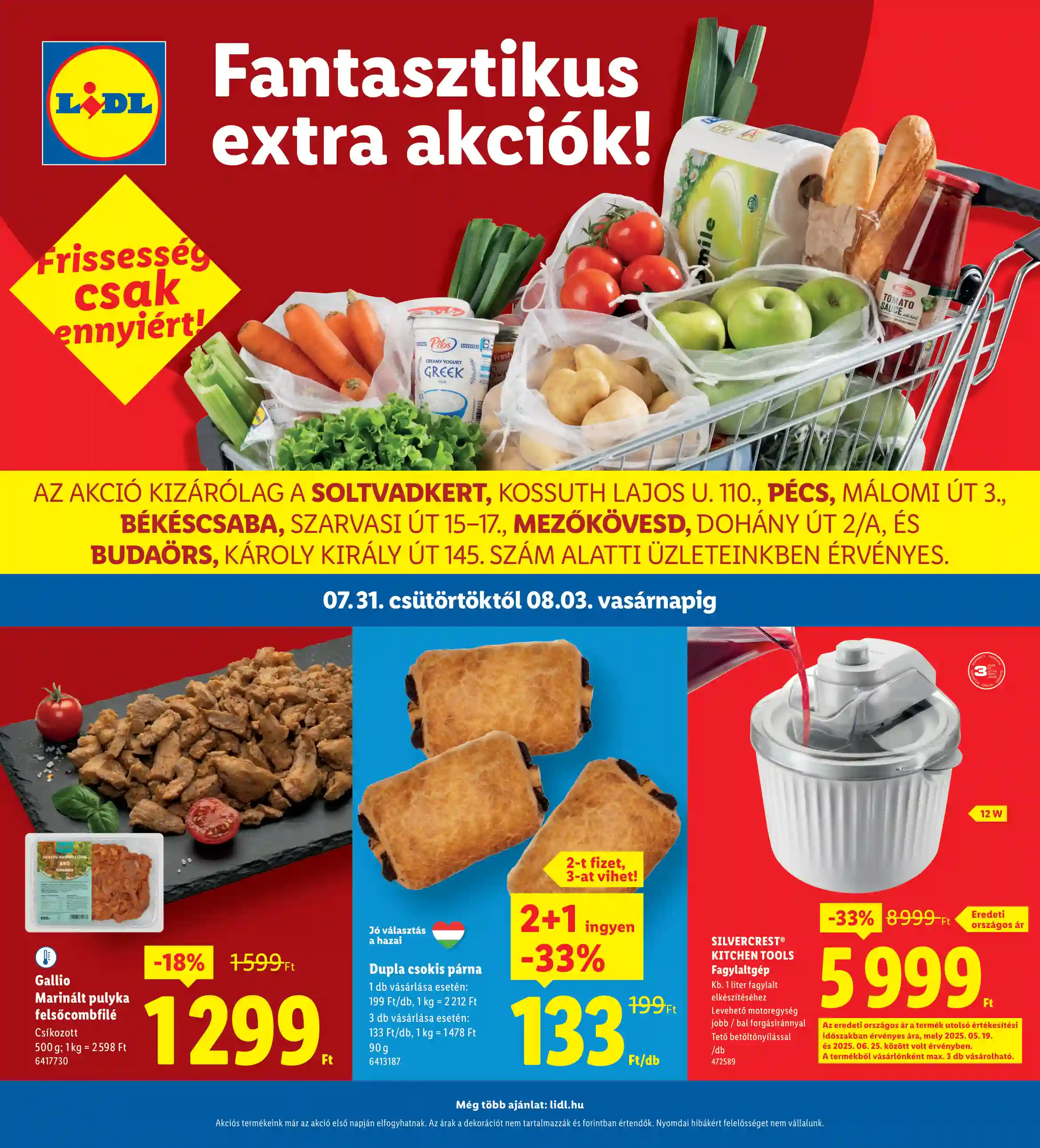 LIDL Regionális akciók – Szekszárd 31.hét