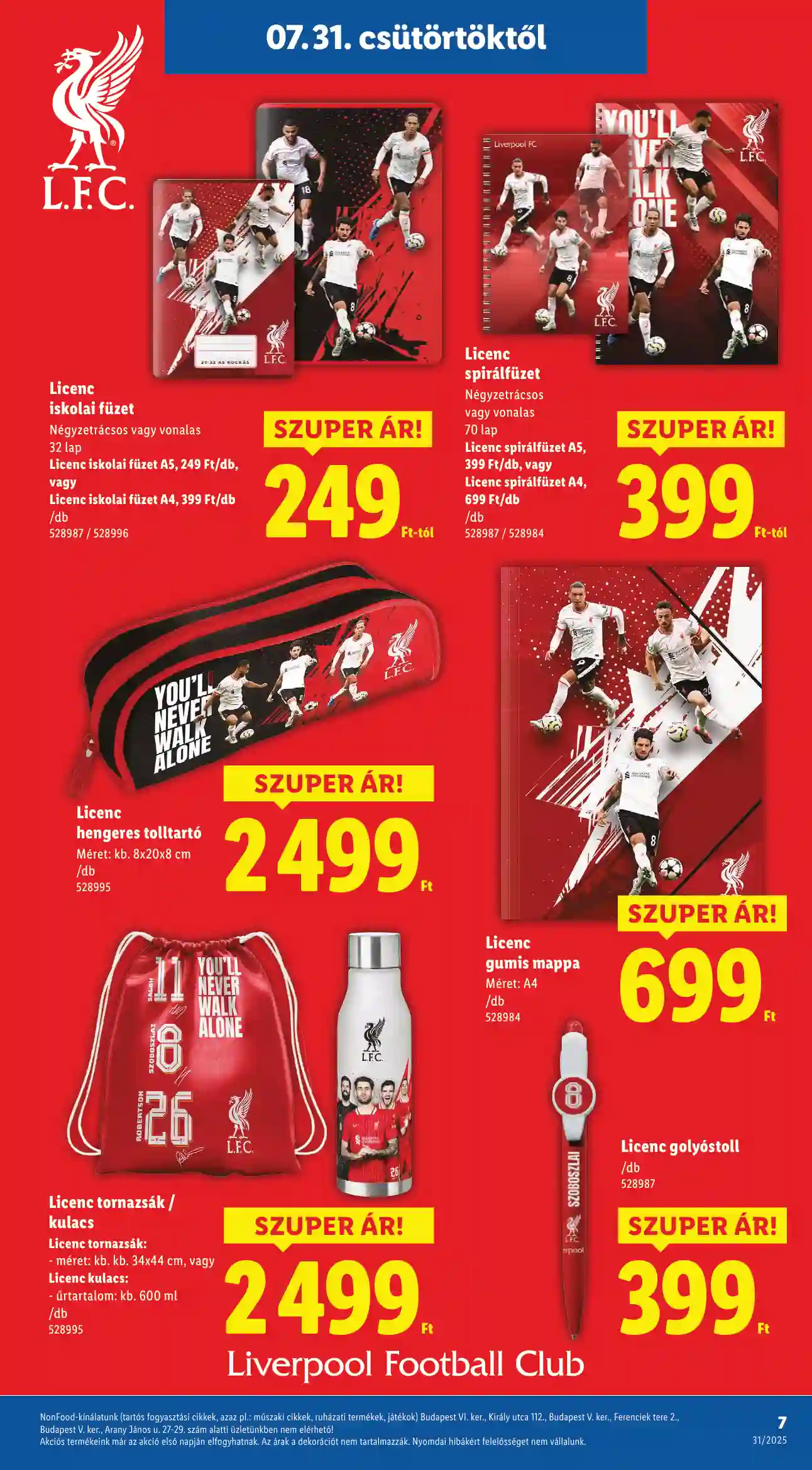 Lidl akciós újság 31. hét (Érvényes 07.31-től) (13 oldal)