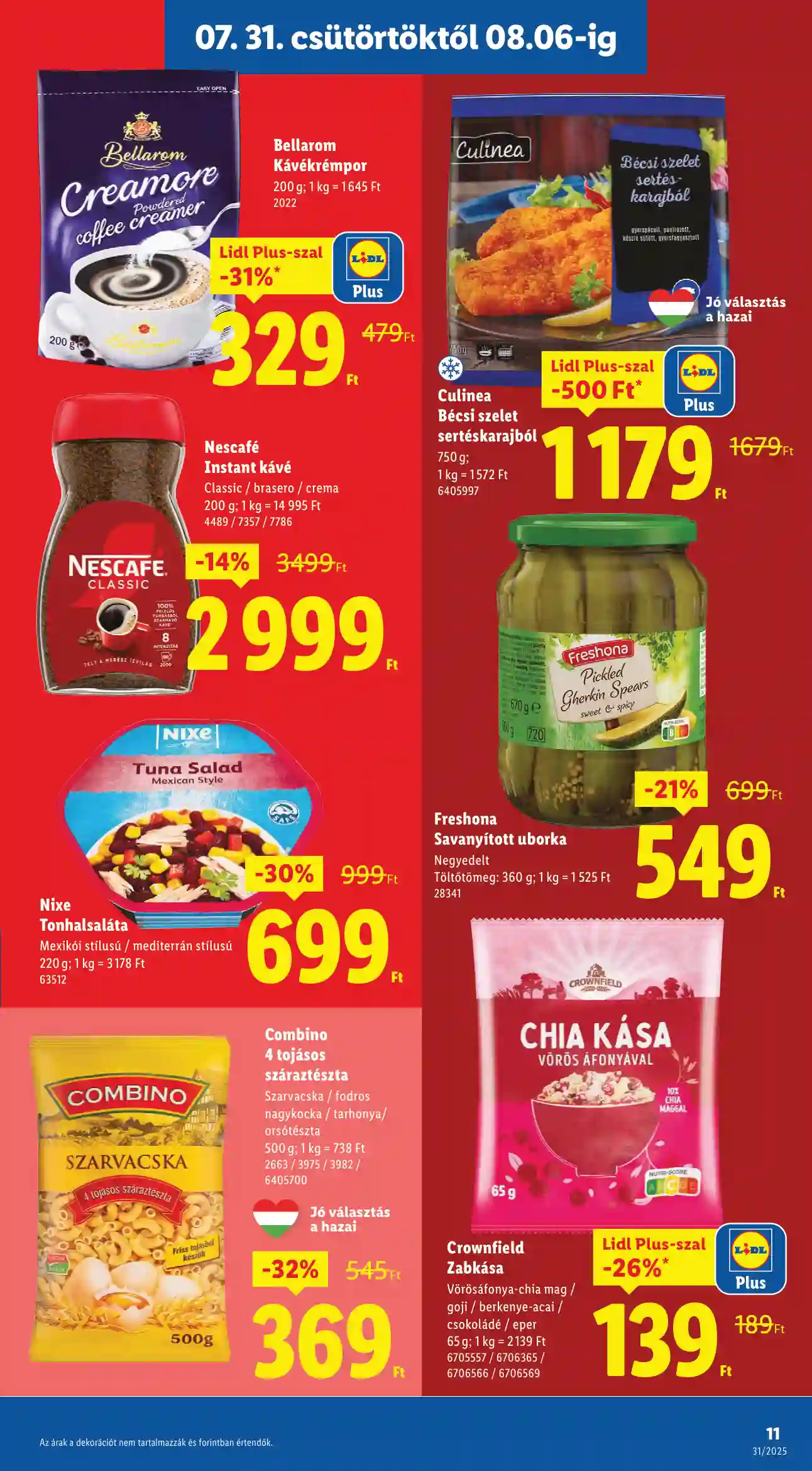 Lidl akciós újság 31. hét (Érvényes 07.31-től) (3 oldal)