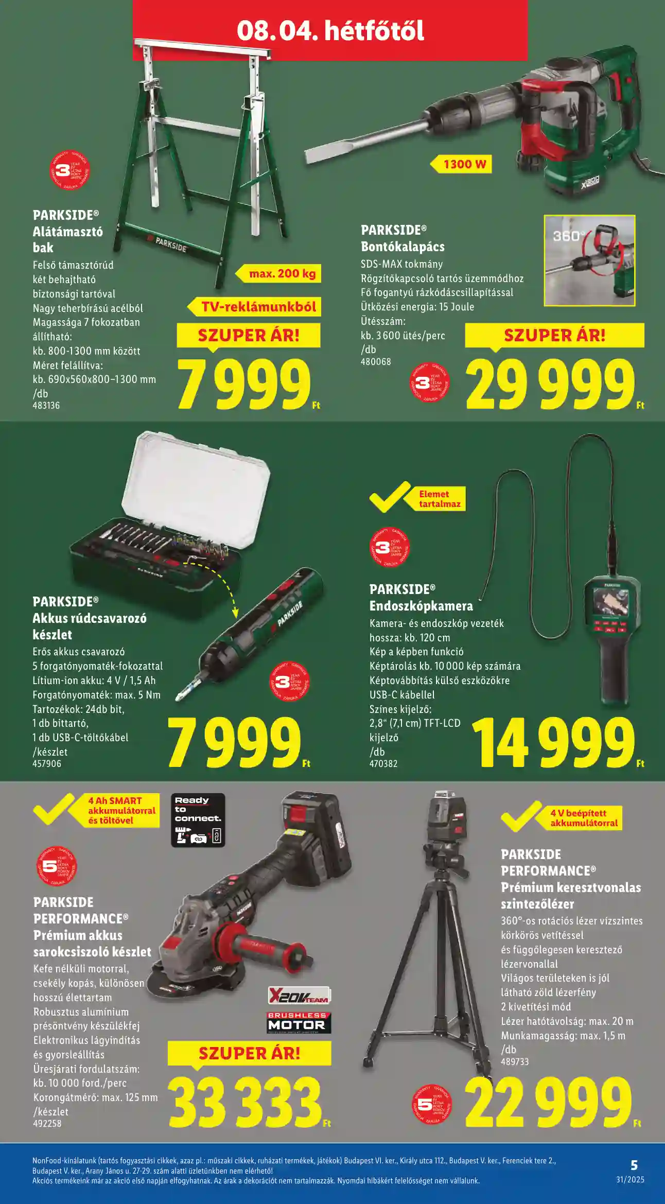Lidl akciós újság 31. hét (Érvényes 08.02-től) (6 oldal)
