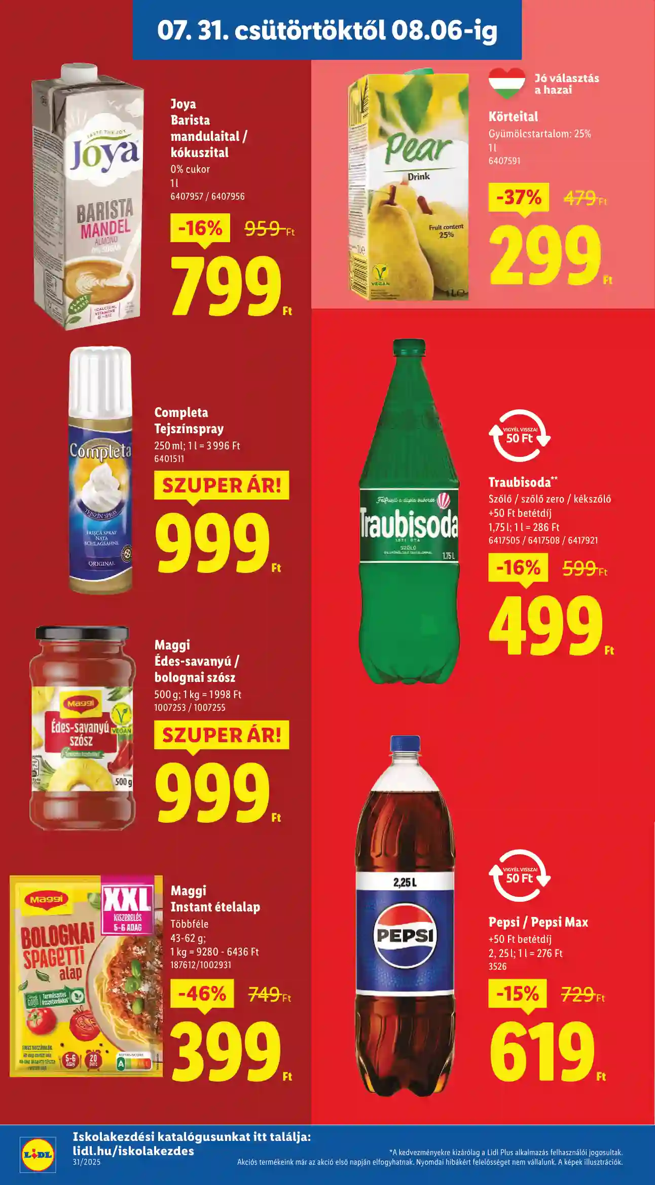 Lidl akciós újság 31. hét (Érvényes 07.31-től) (4 oldal)