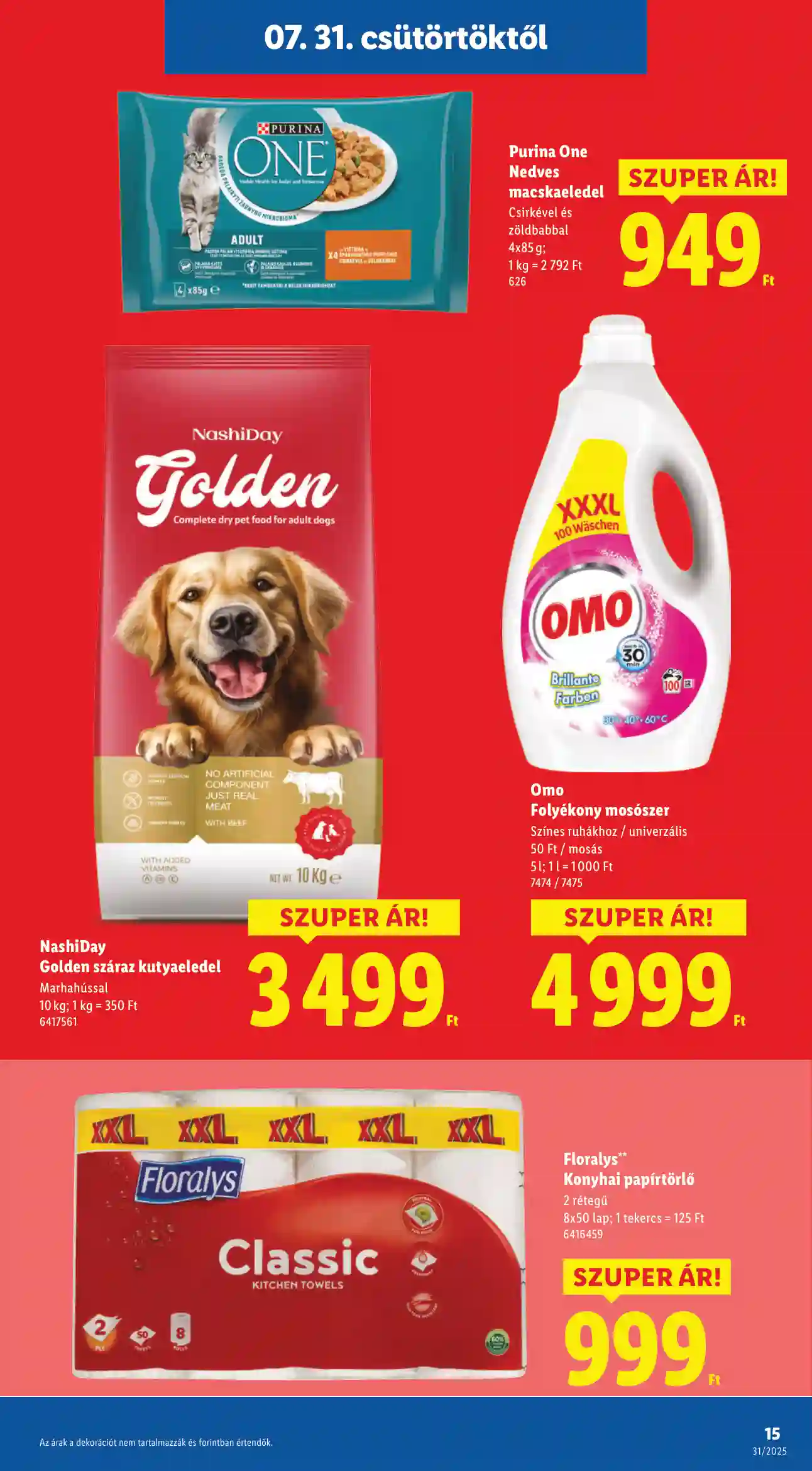 Lidl akciós újság 31. hét (Érvényes 07.31-től) (7 oldal)