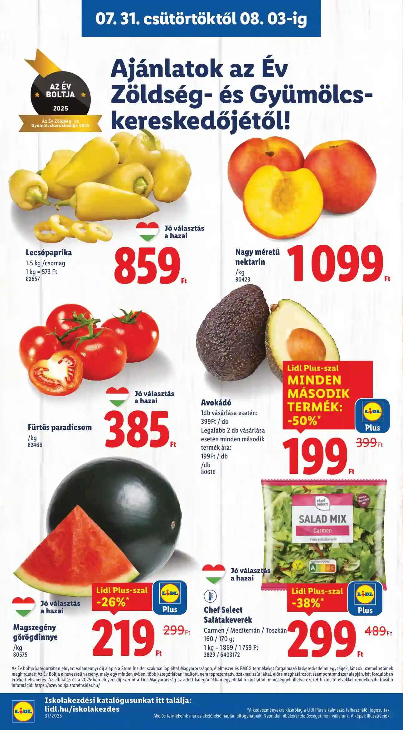 Lidl akciós újság 31. hét (Érvényes 07.31-től) (24 oldal)
