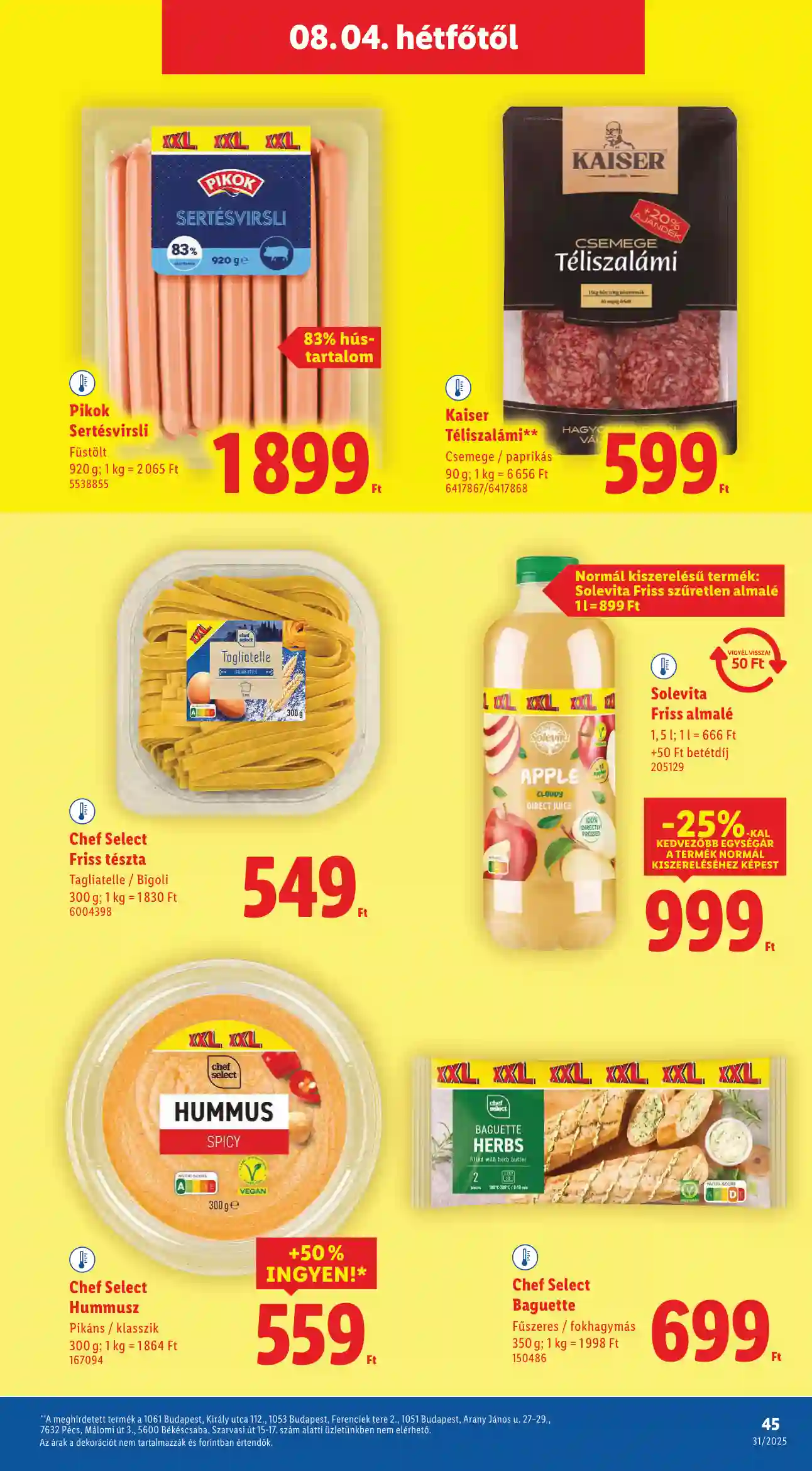 Lidl akciós újság 31. hét (Érvényes 07.31-től) (40 oldal)