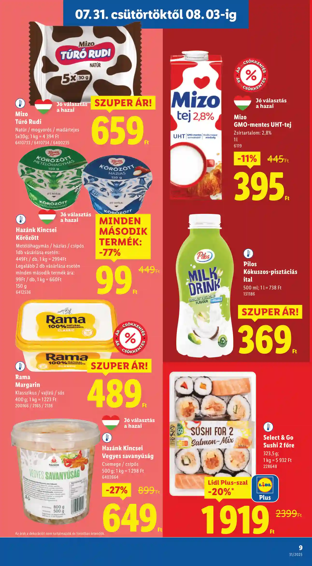 Lidl akciós újság 31. hét (Érvényes 07.31-től) (51 oldal)
