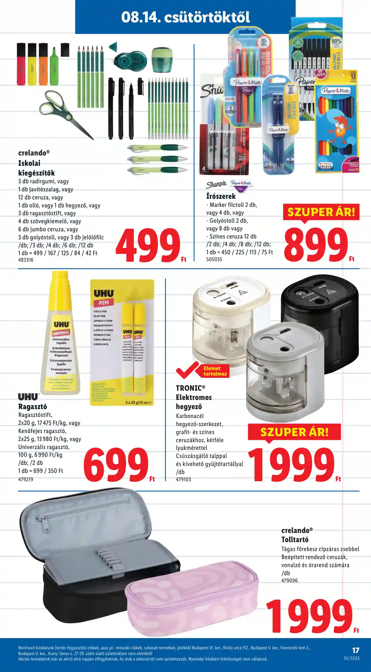 Lidl akciós újság 31. hét (Érvényes 07.31-től) (9 oldal)