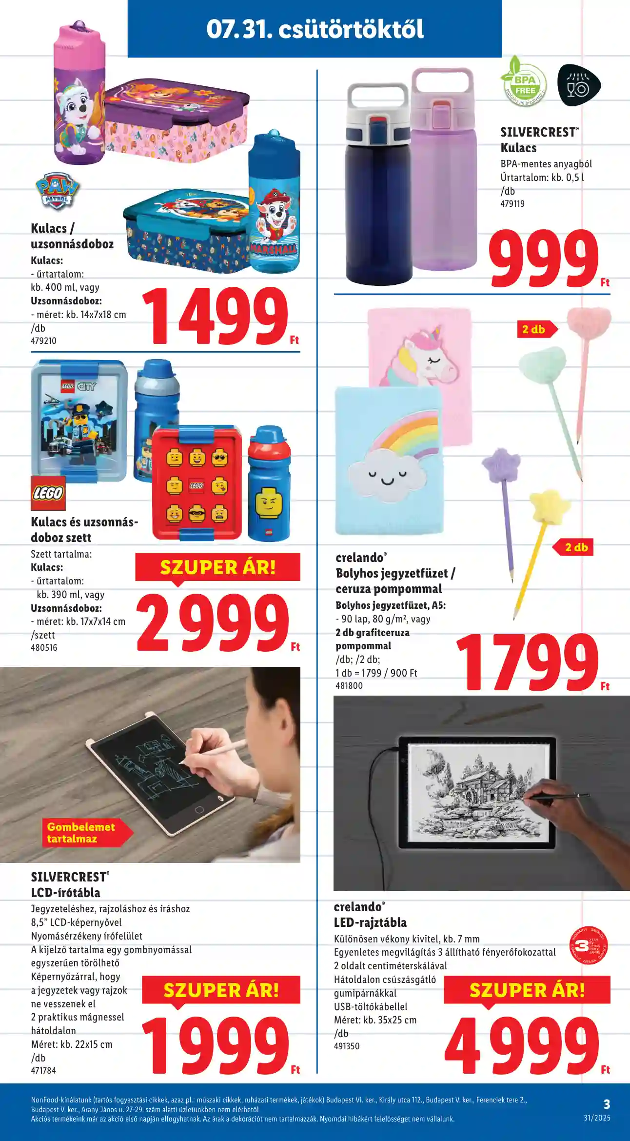 Lidl akciós újság 31. hét (Érvényes 07.31-től) (11 oldal)