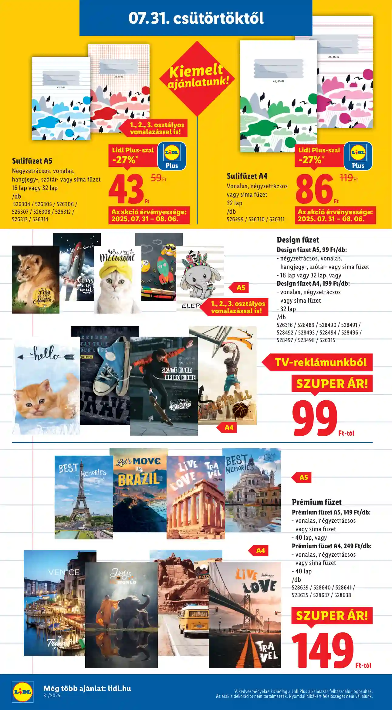 Lidl akciós újság 31. hét (Érvényes 07.31-től) (12 oldal)