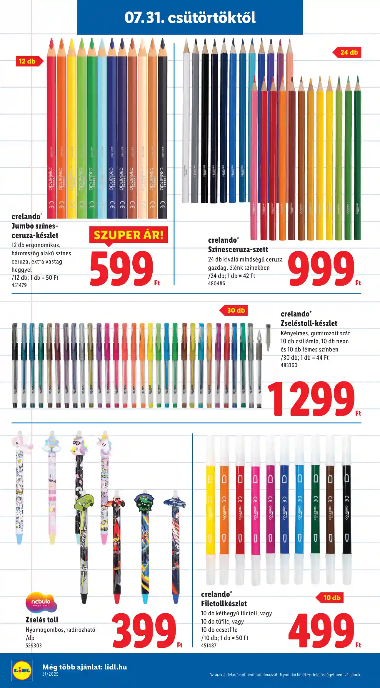 Lidl akciós újság 31. hét (Érvényes 07.31-től) (16 oldal)