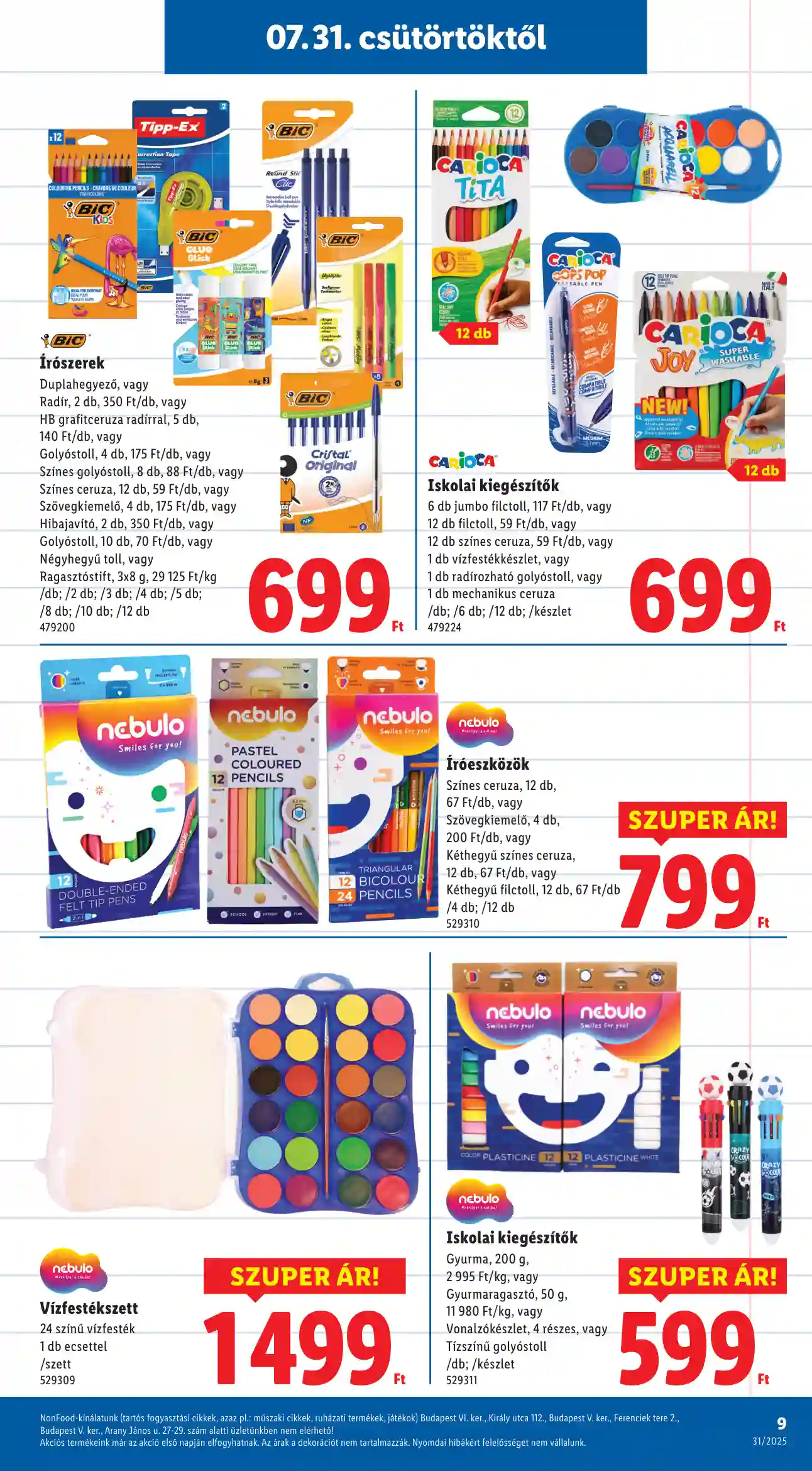 Lidl akciós újság 31. hét (Érvényes 07.31-től) (17 oldal)