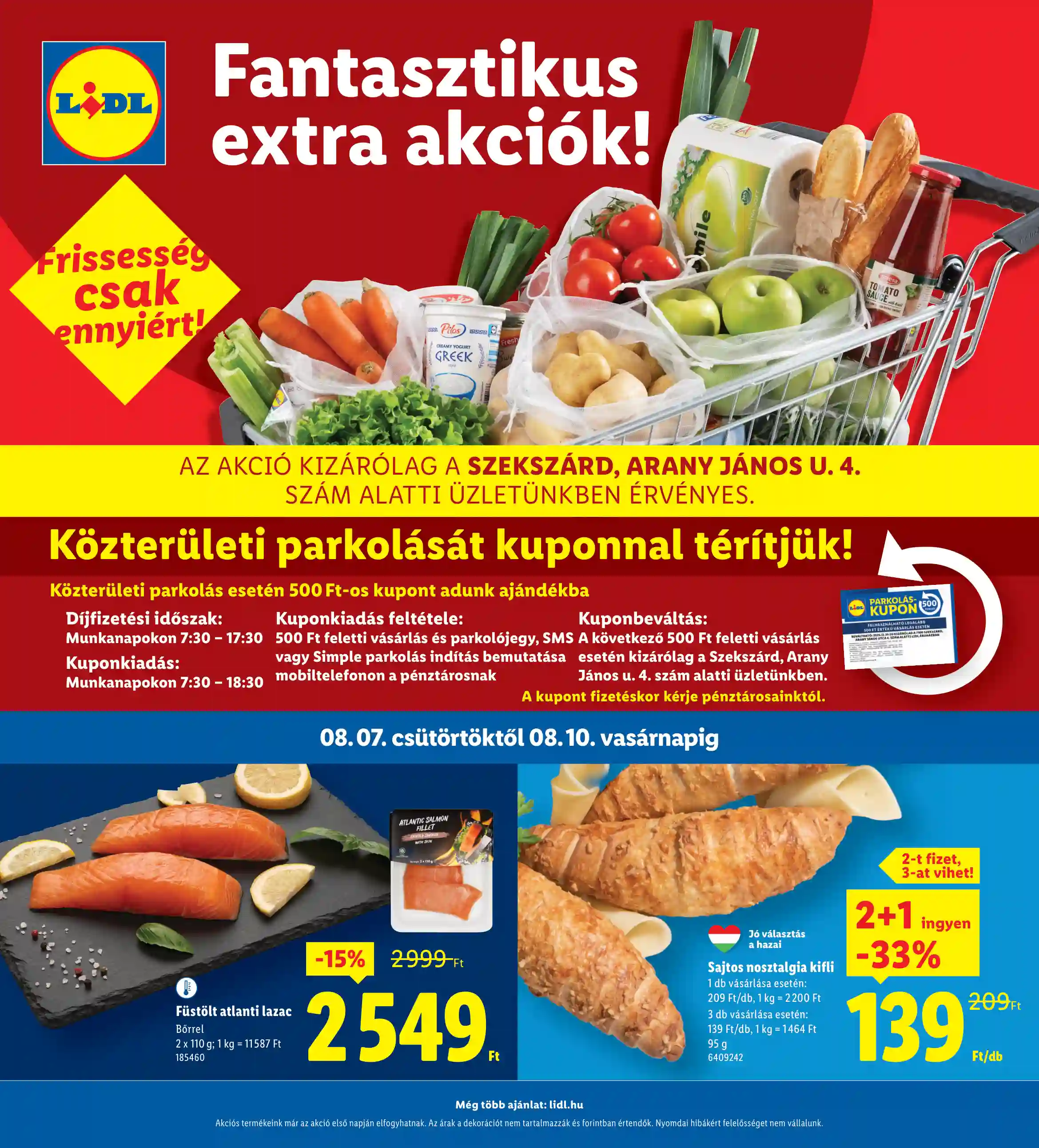LIDL Regionális akciók – Szekszárd 32.hét