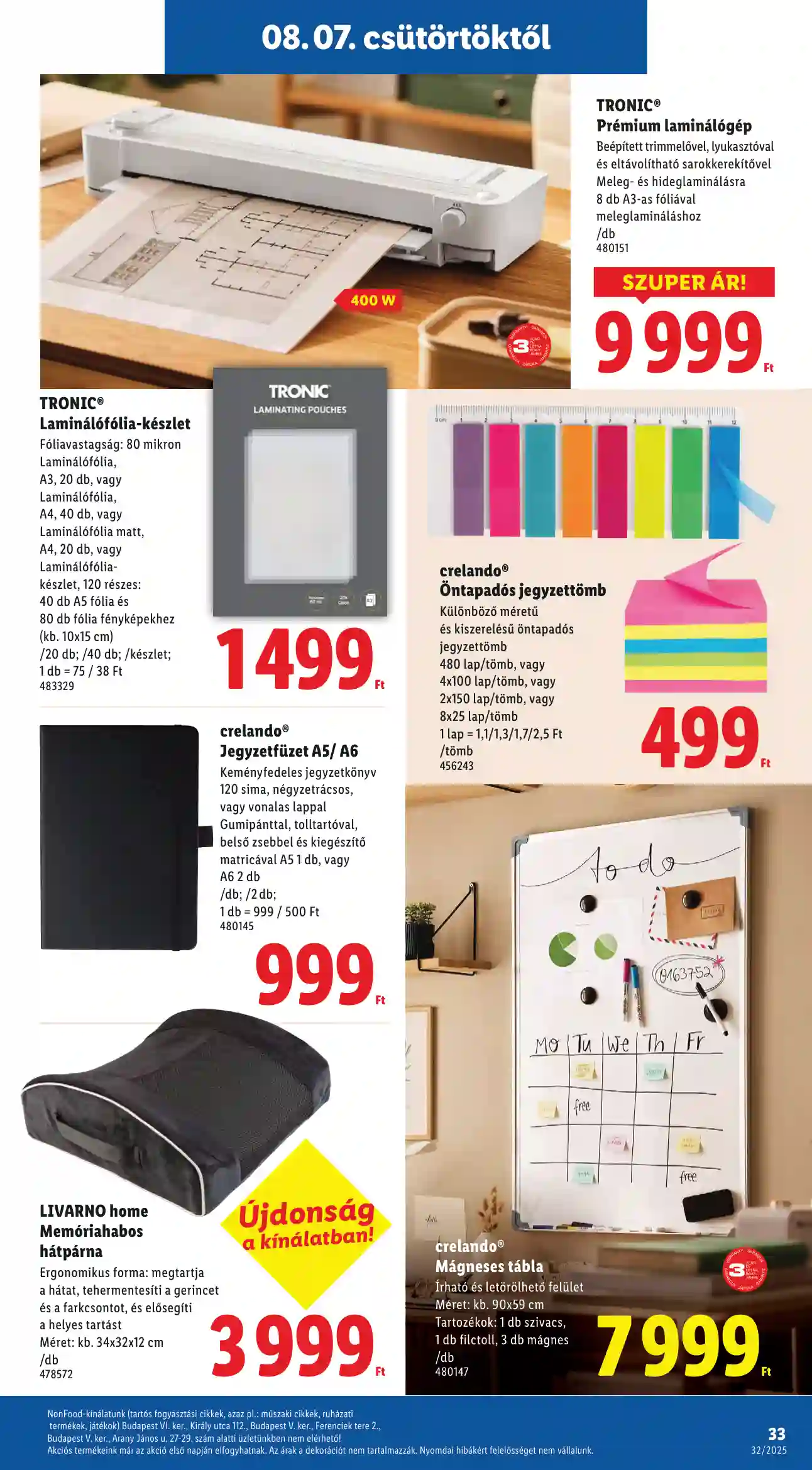 Lidl akciós újság 32. hét (Érvényes 08.07-től) (27 oldal)