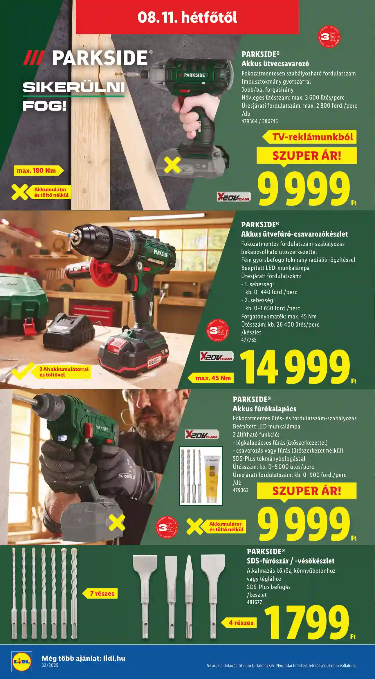 Lidl akciós újság 32. hét (Érvényes 08.07-től) (37 oldal)