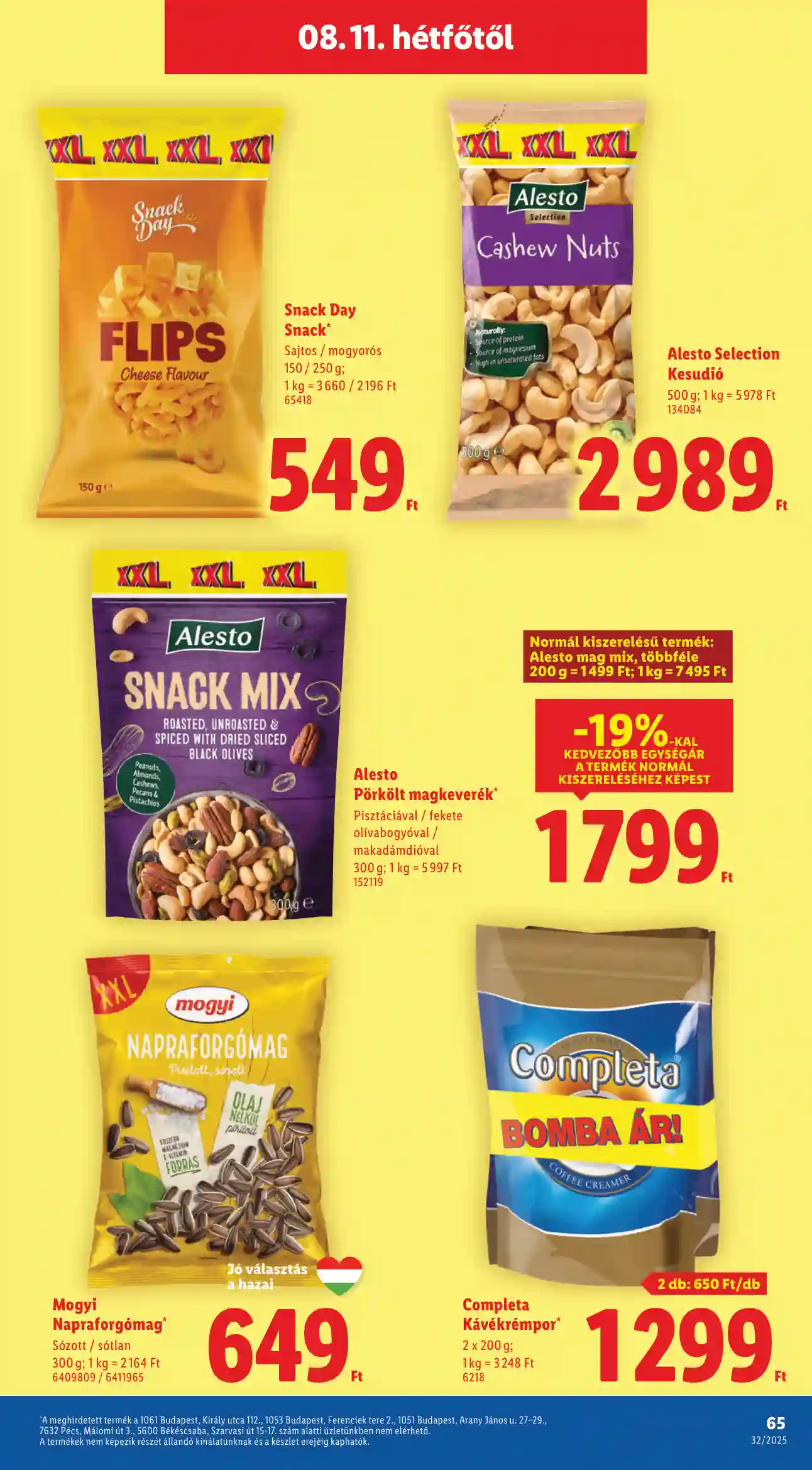Lidl akciós újság 32. hét (Érvényes 08.07-től) (62 oldal)