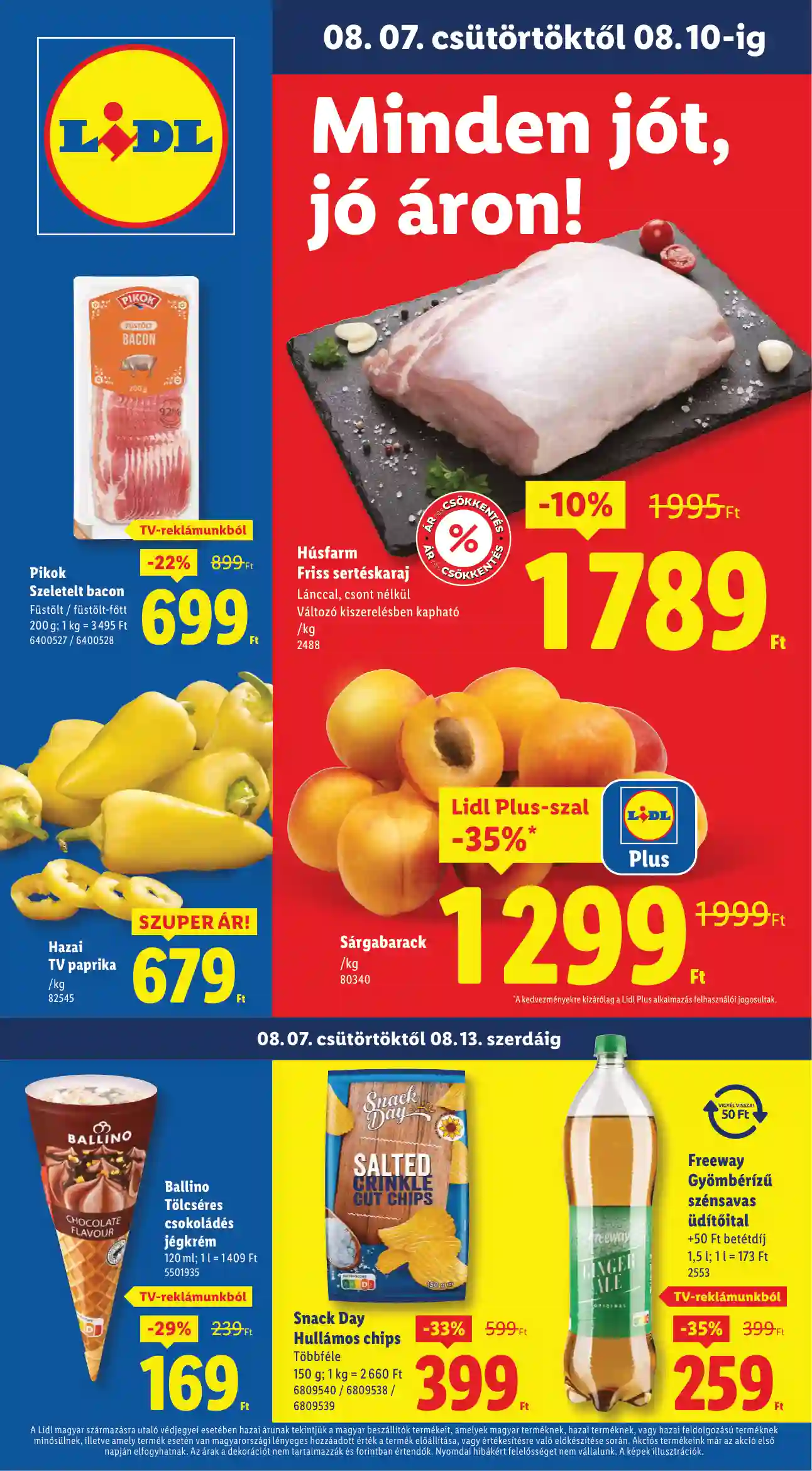 LIDL Érvényes 08.07-től 32.hét