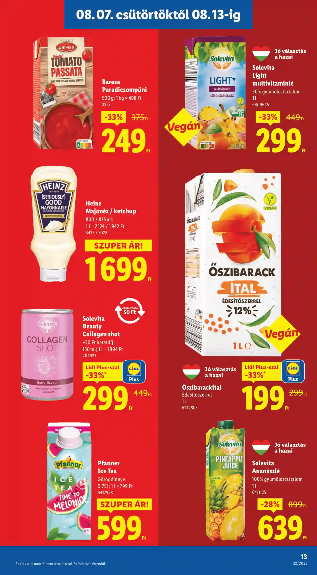 Lidl akciós újság 32. hét (Érvényes 08.07-től) (5 oldal)