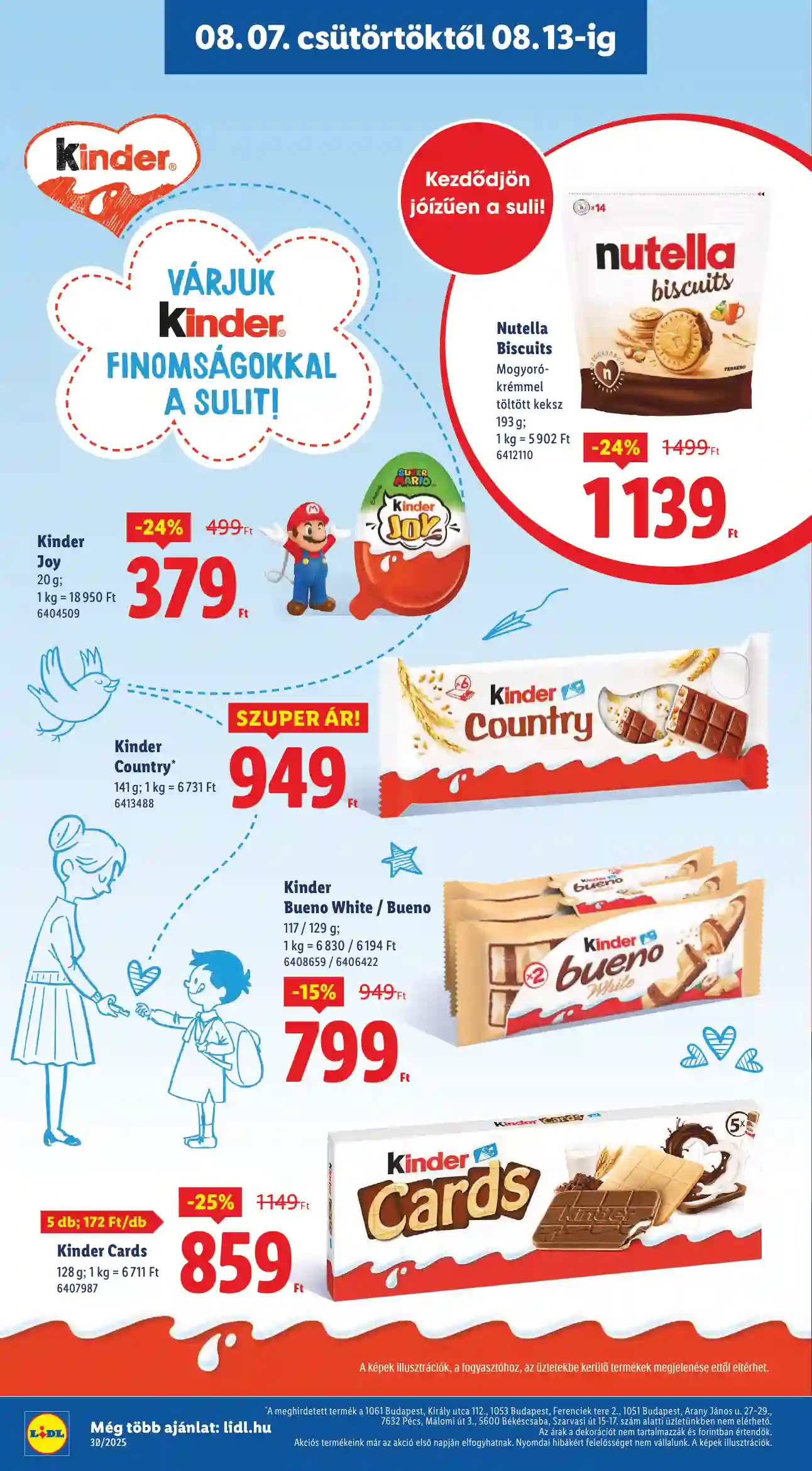 Lidl akciós újság 32. hét (Érvényes 08.07-től) (6 oldal)