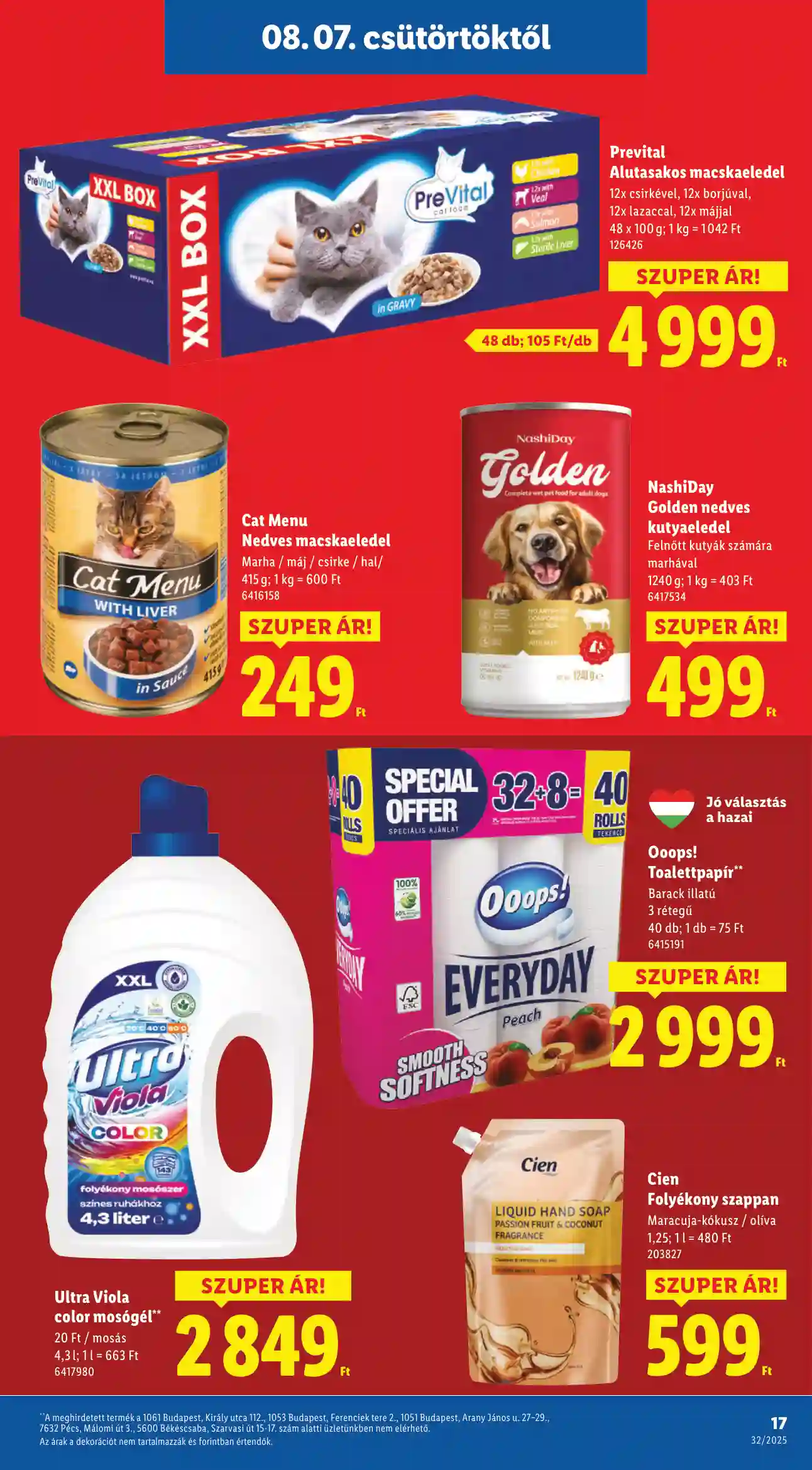 Lidl akciós újság 32. hét (Érvényes 08.07-től) (9 oldal)