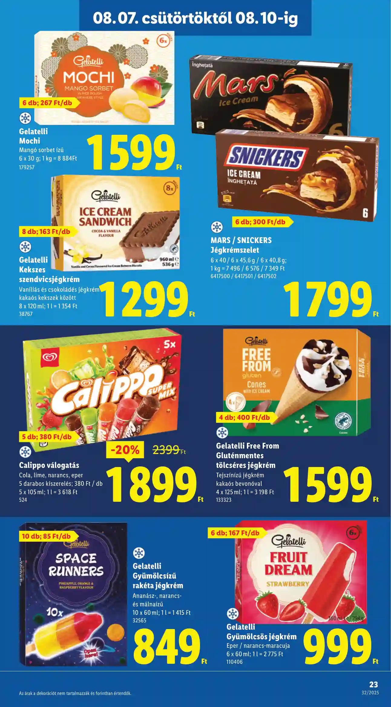 Lidl akciós újság 32. hét (Érvényes 08.07-től) (16 oldal)
