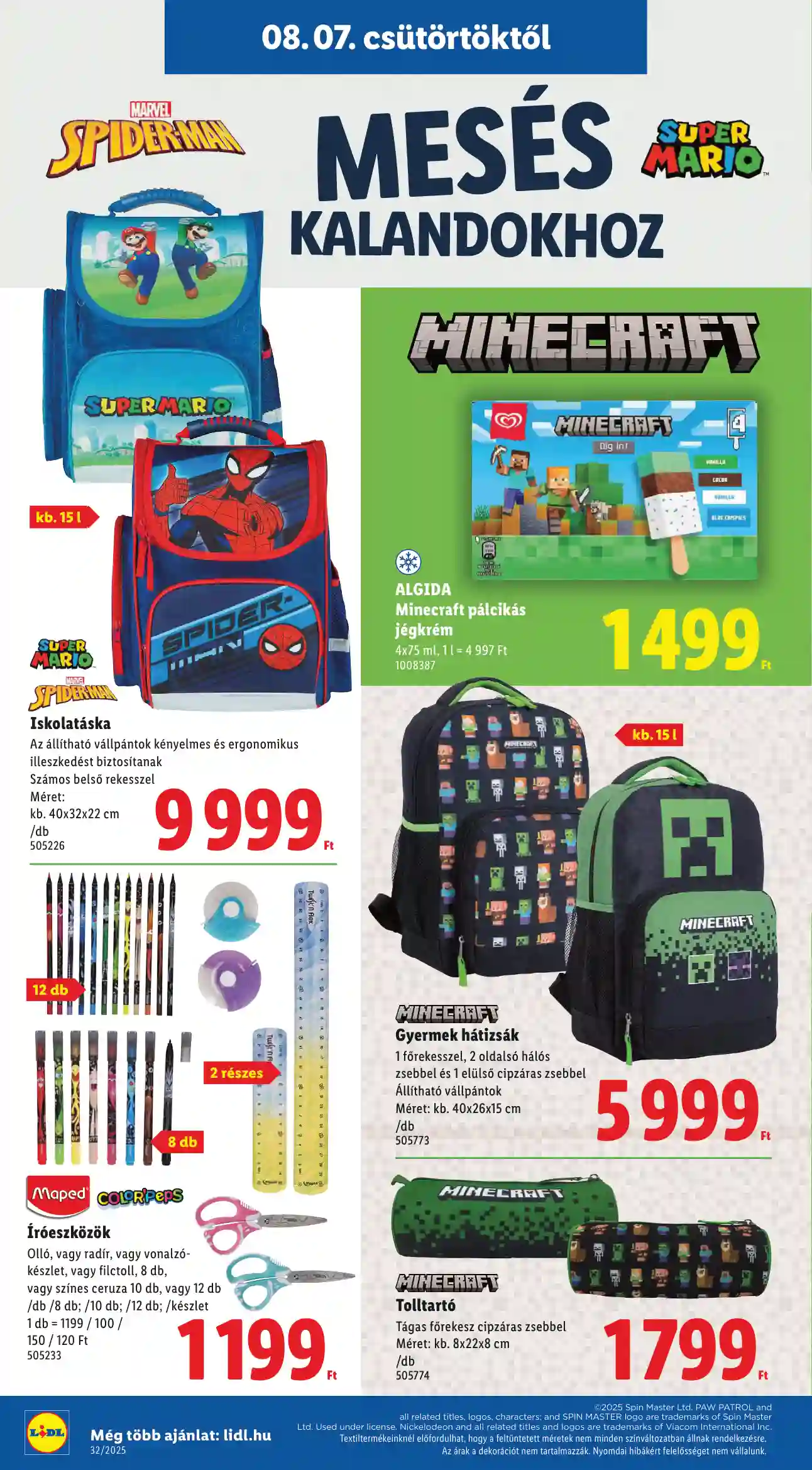 Lidl akciós újság 32. hét (Érvényes 08.07-től) (23 oldal)
