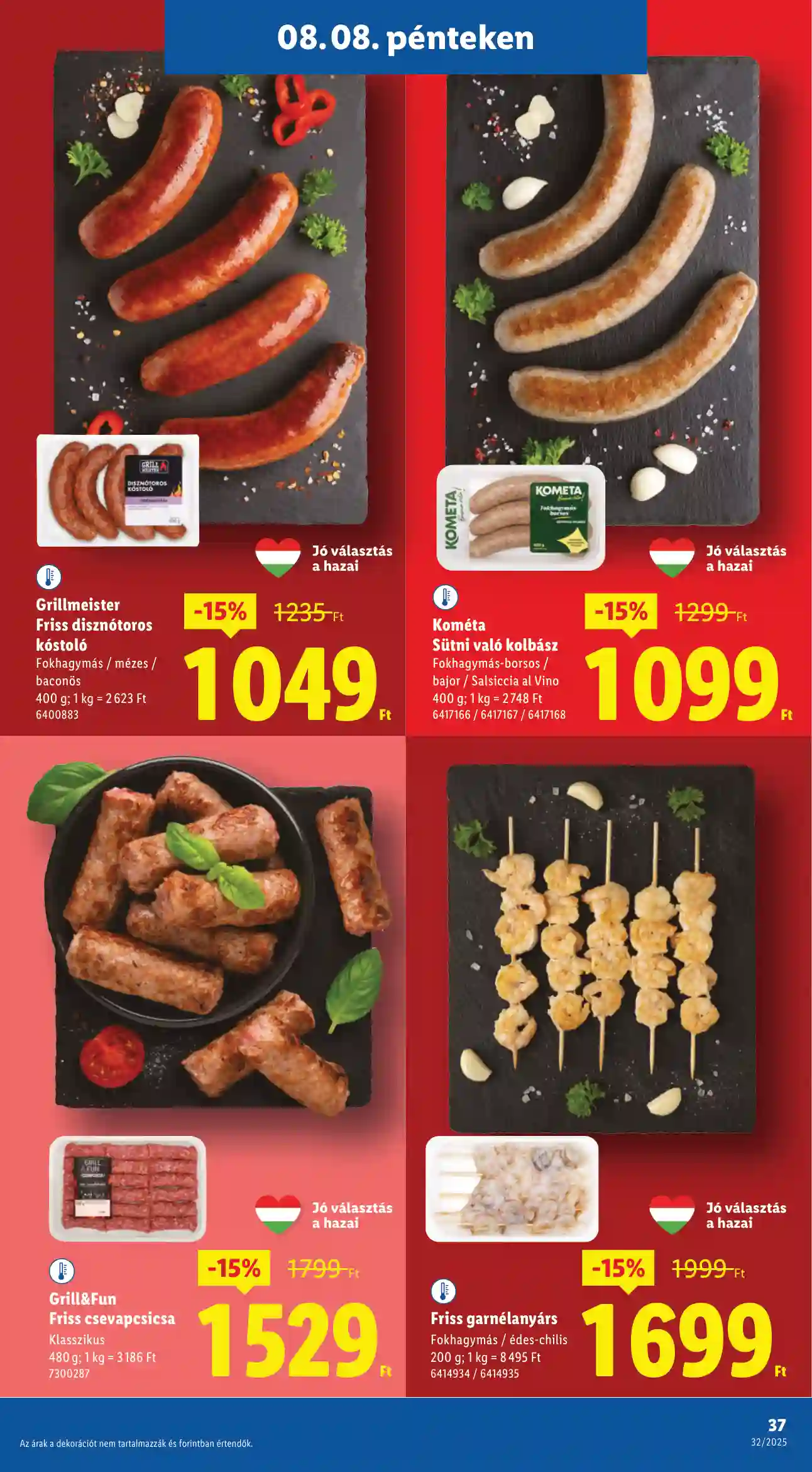 Lidl akciós újság 32. hét (Érvényes 08.07-től) (31 oldal)