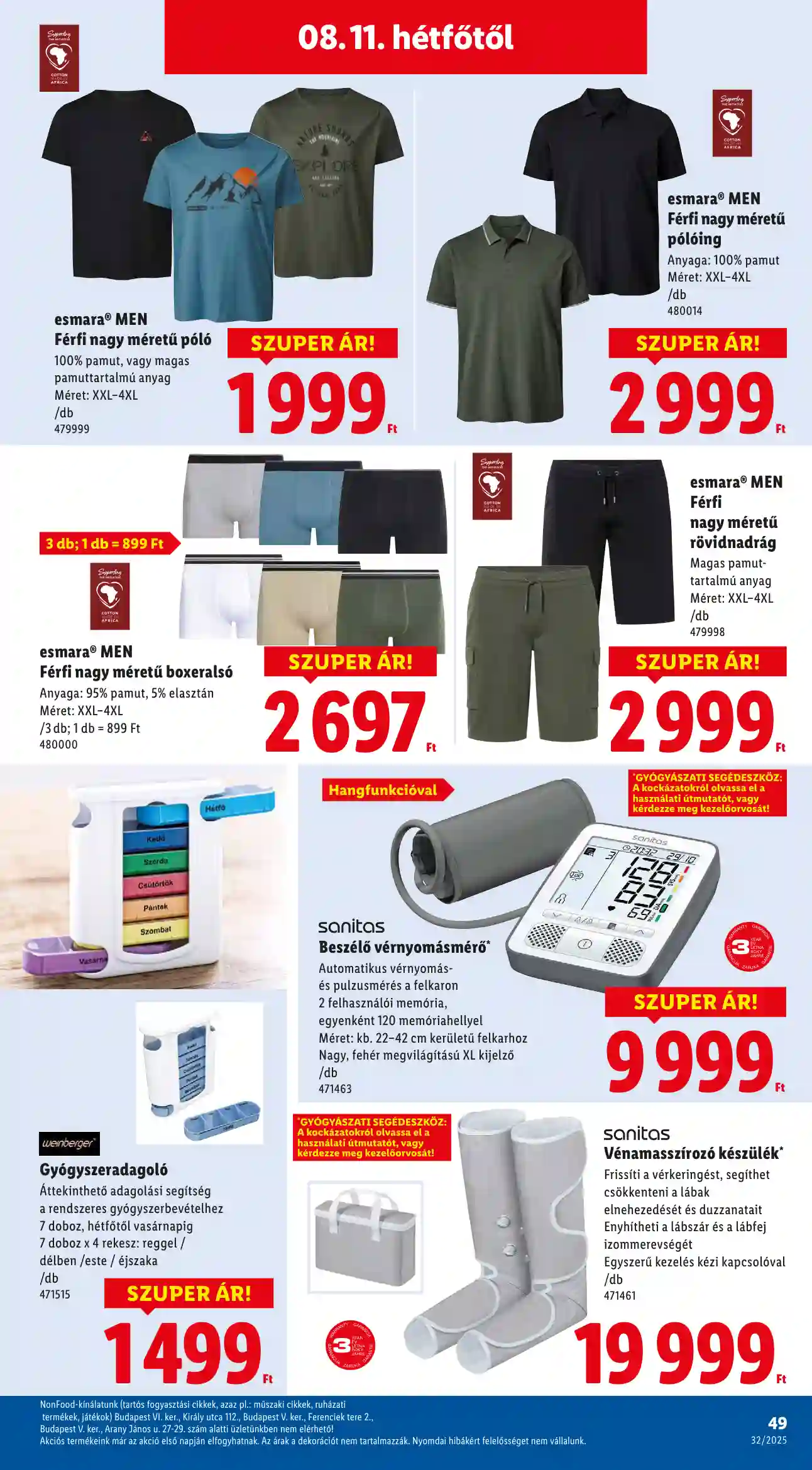 Lidl akciós újság 32. hét (Érvényes 08.07-től) (44 oldal)
