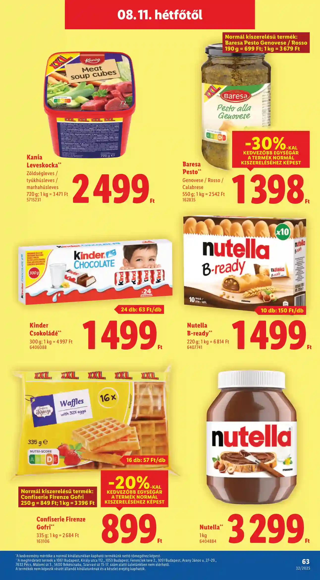 Lidl akciós újság 32. hét (Érvényes 08.07-től) (60 oldal)