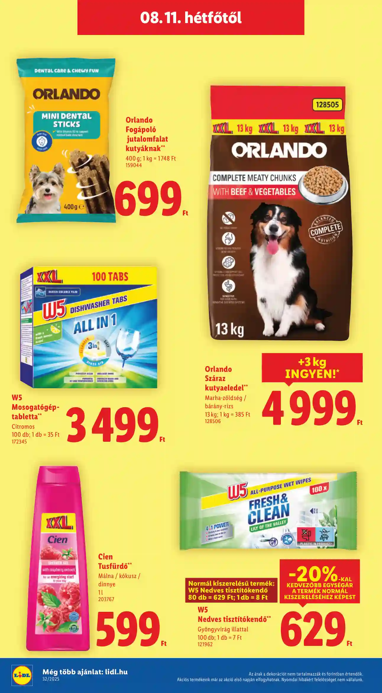 Lidl akciós újság 32. hét (Érvényes 08.07-től) (65 oldal)