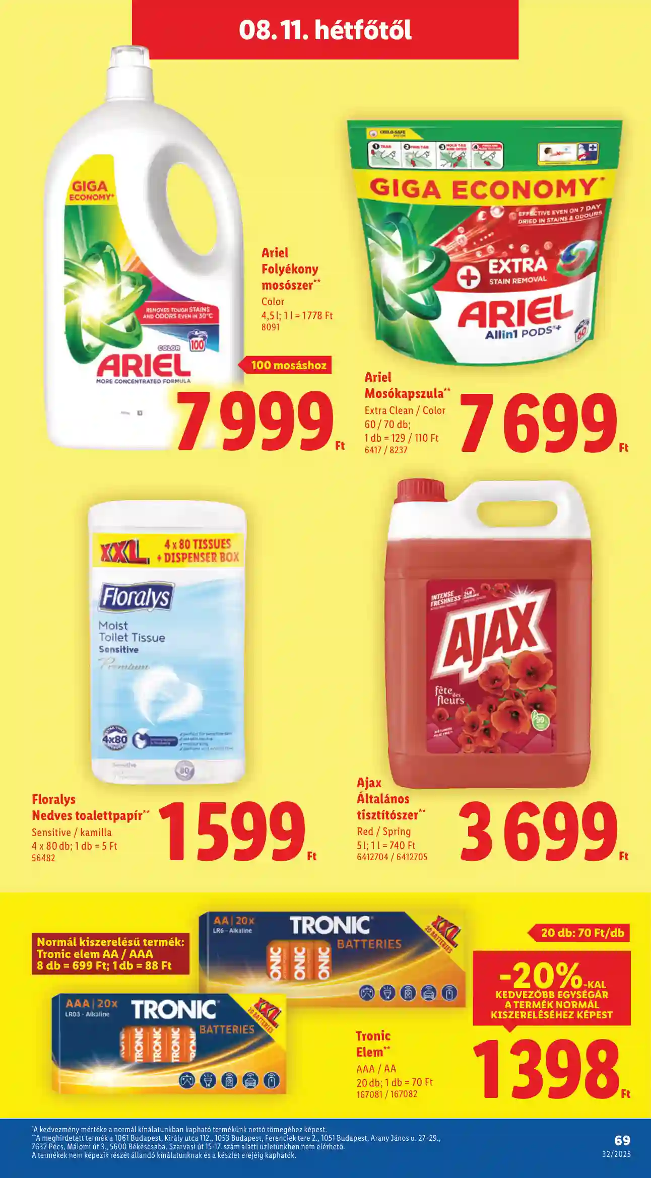 Lidl akciós újság 32. hét (Érvényes 08.07-től) (66 oldal)
