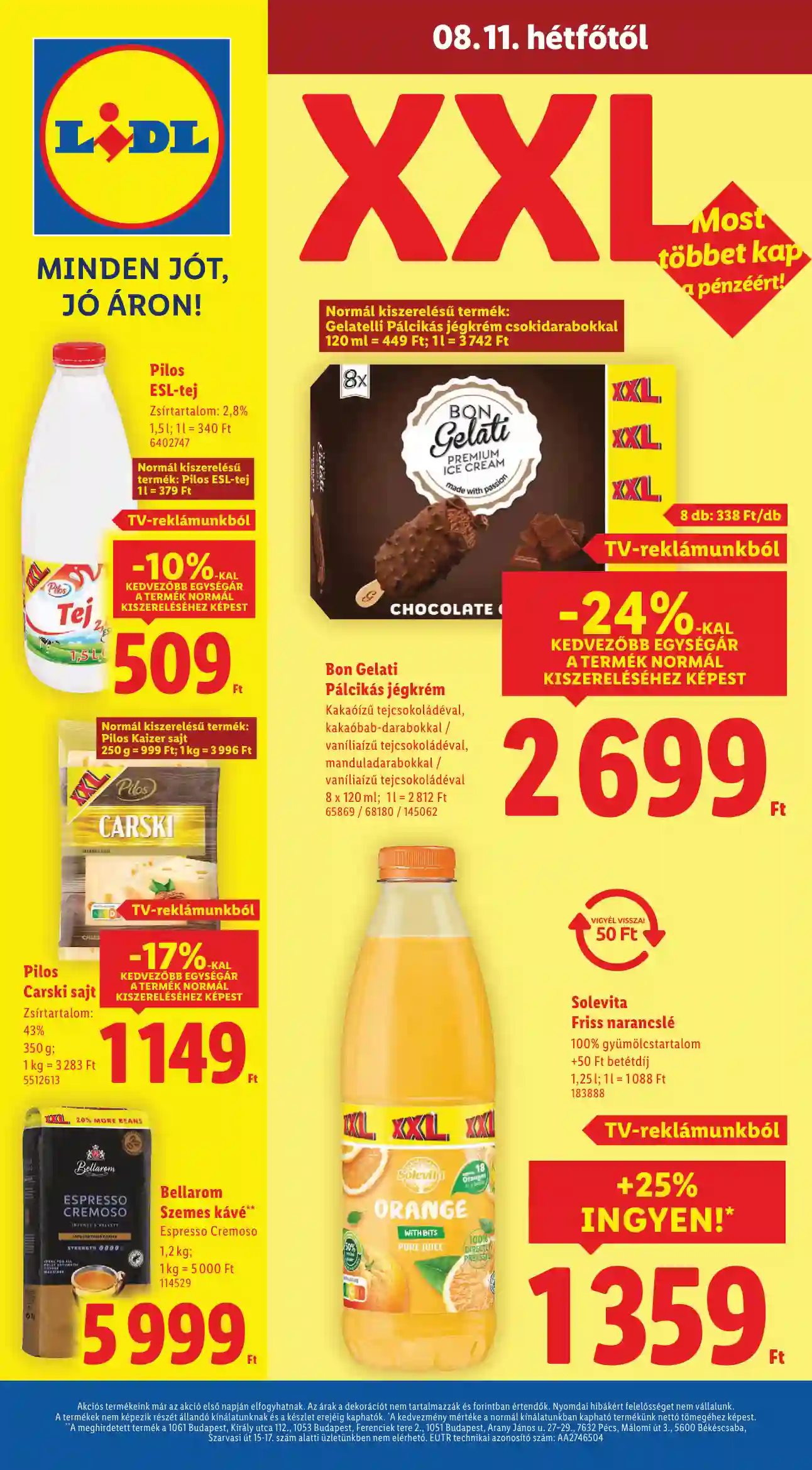 Lidl akciós újság 32. hét (Érvényes 08.07-től) (67 oldal)