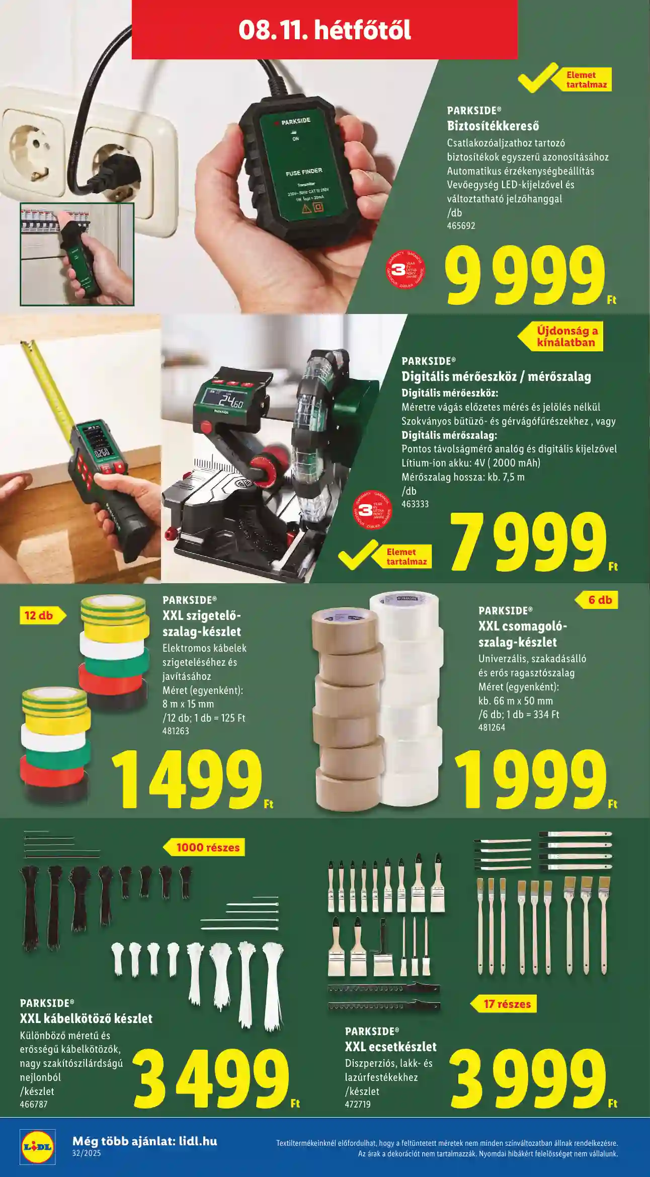 Lidl akciós újság 32. hét (Érvényes 08.07-től) (8 oldal)