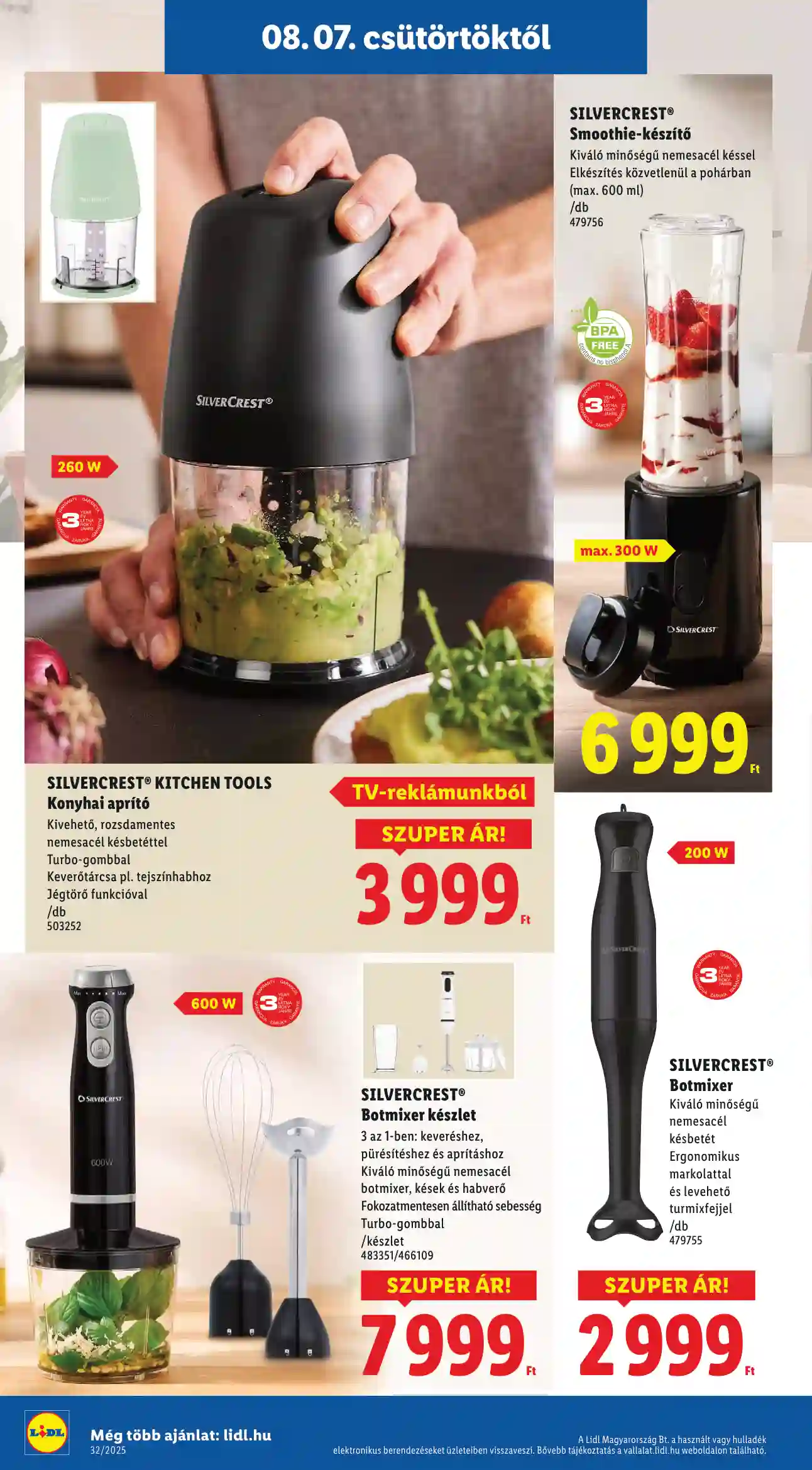 Lidl akciós újság 32. hét (Érvényes 08.07-től) (13 oldal)