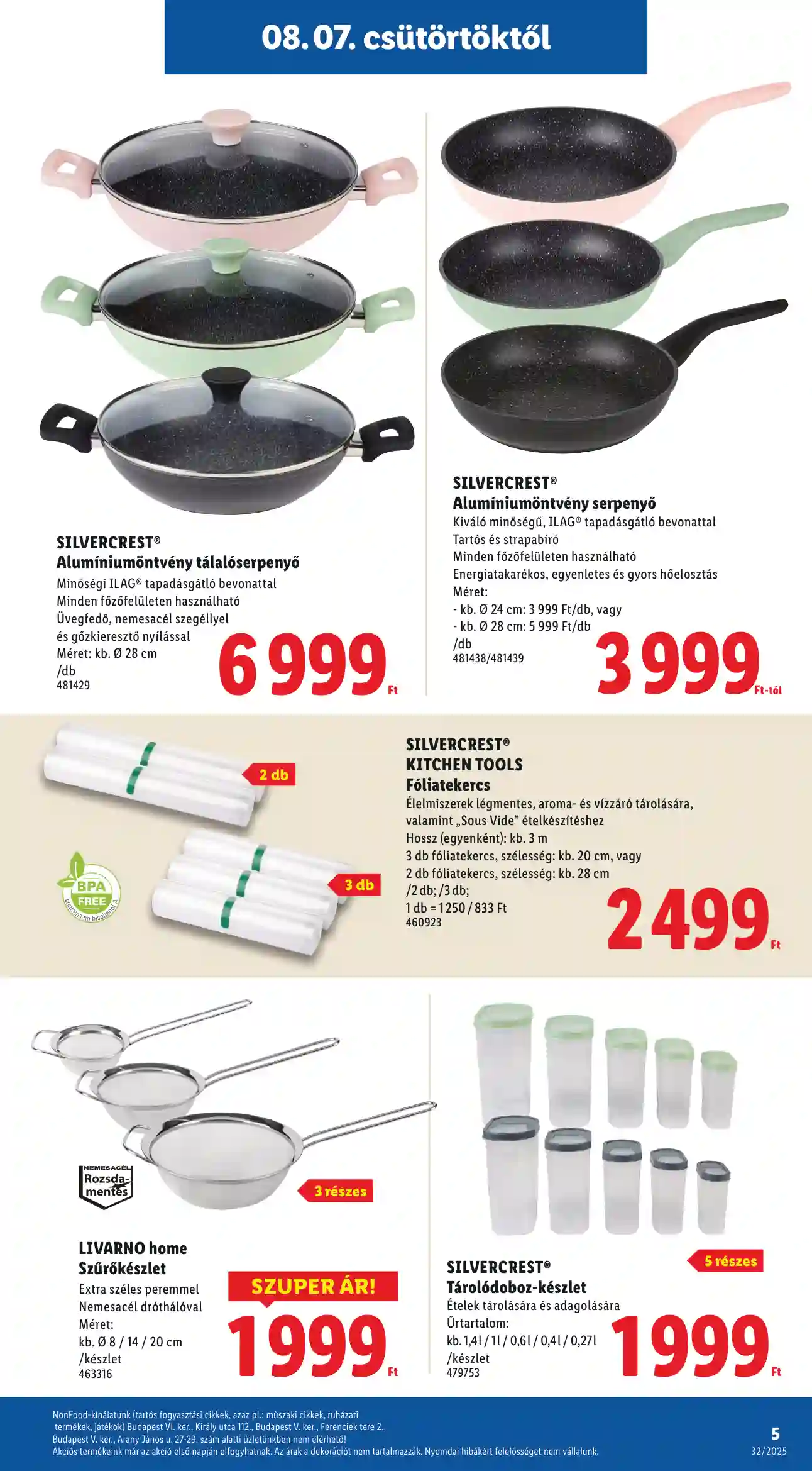 Lidl akciós újság 32. hét (Érvényes 08.07-től) (14 oldal)