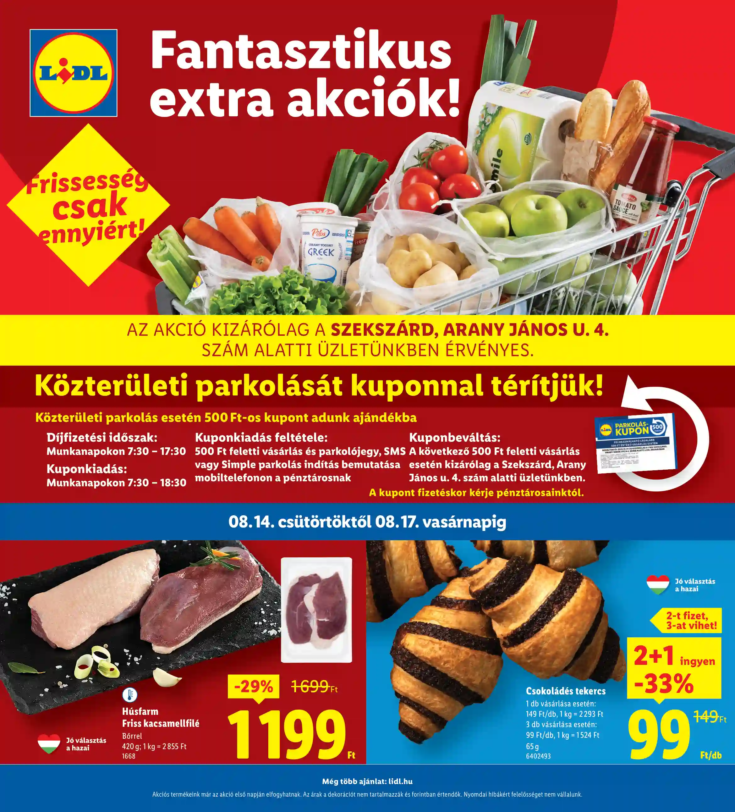 LIDL Regionális akciók – Szekszárd 33.hét