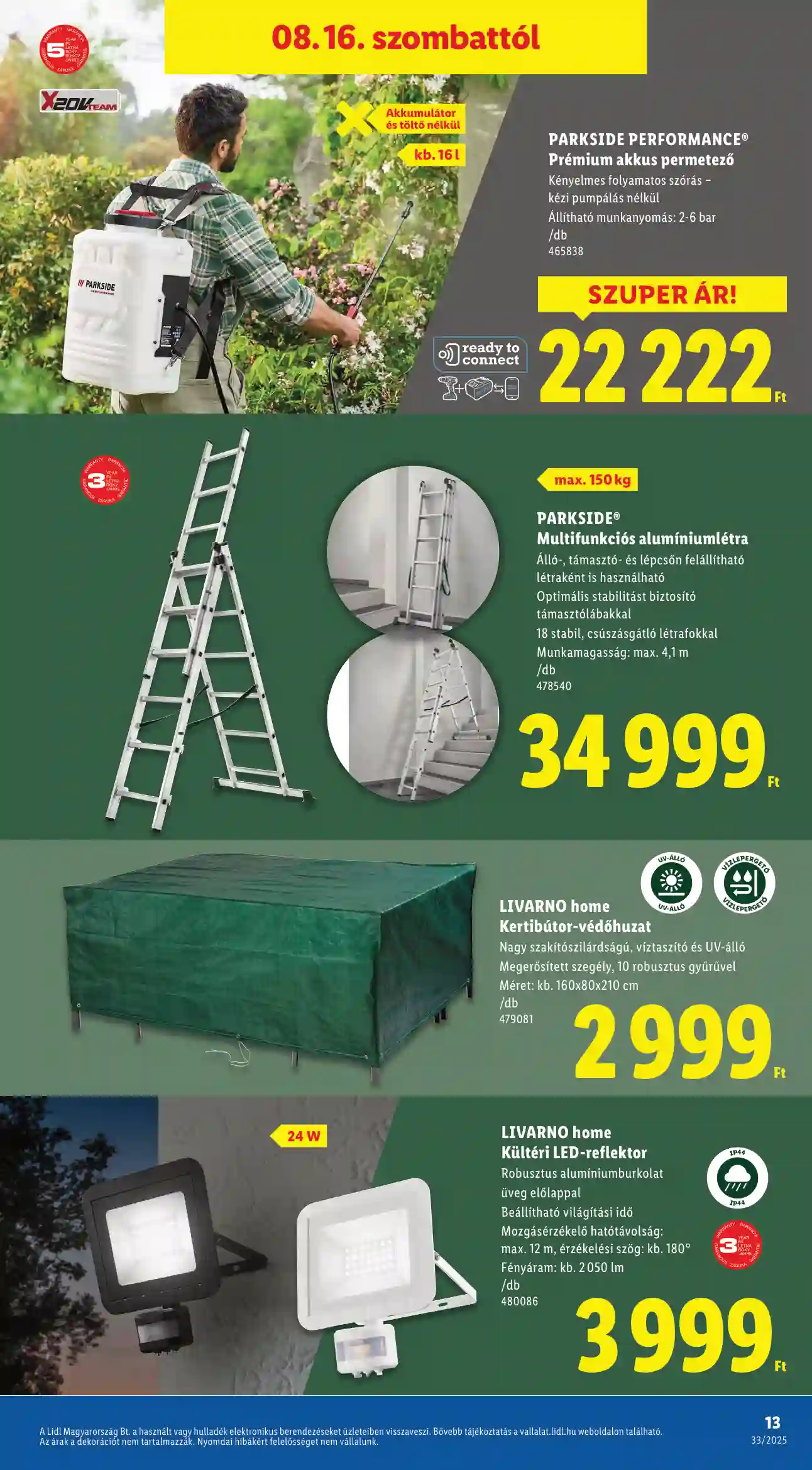 Lidl akciós újság 33. hét (Érvényes 08.14-től) (5 oldal)